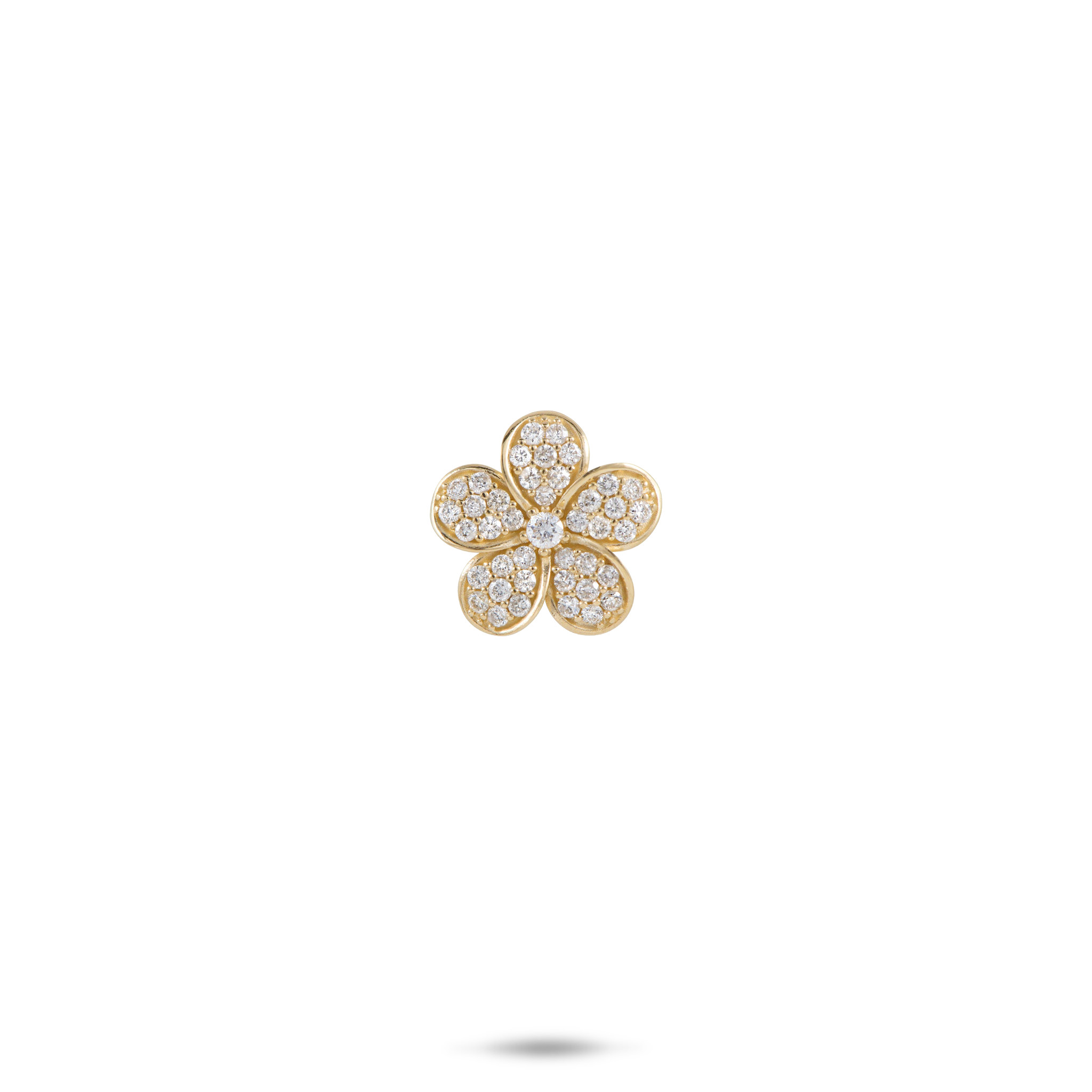 Plumeria Pendantがダイヤモンド - 11mm