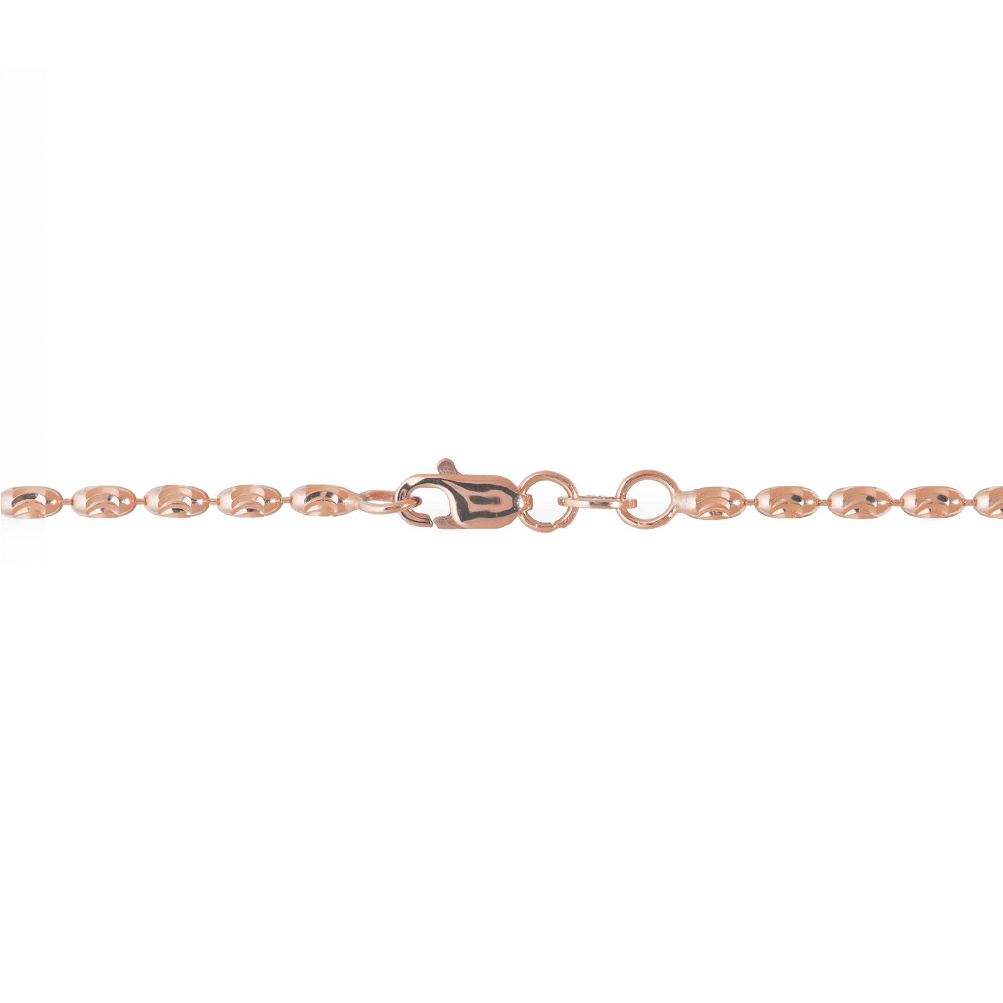 1.8mm Ovalina Chain in Rose Gold