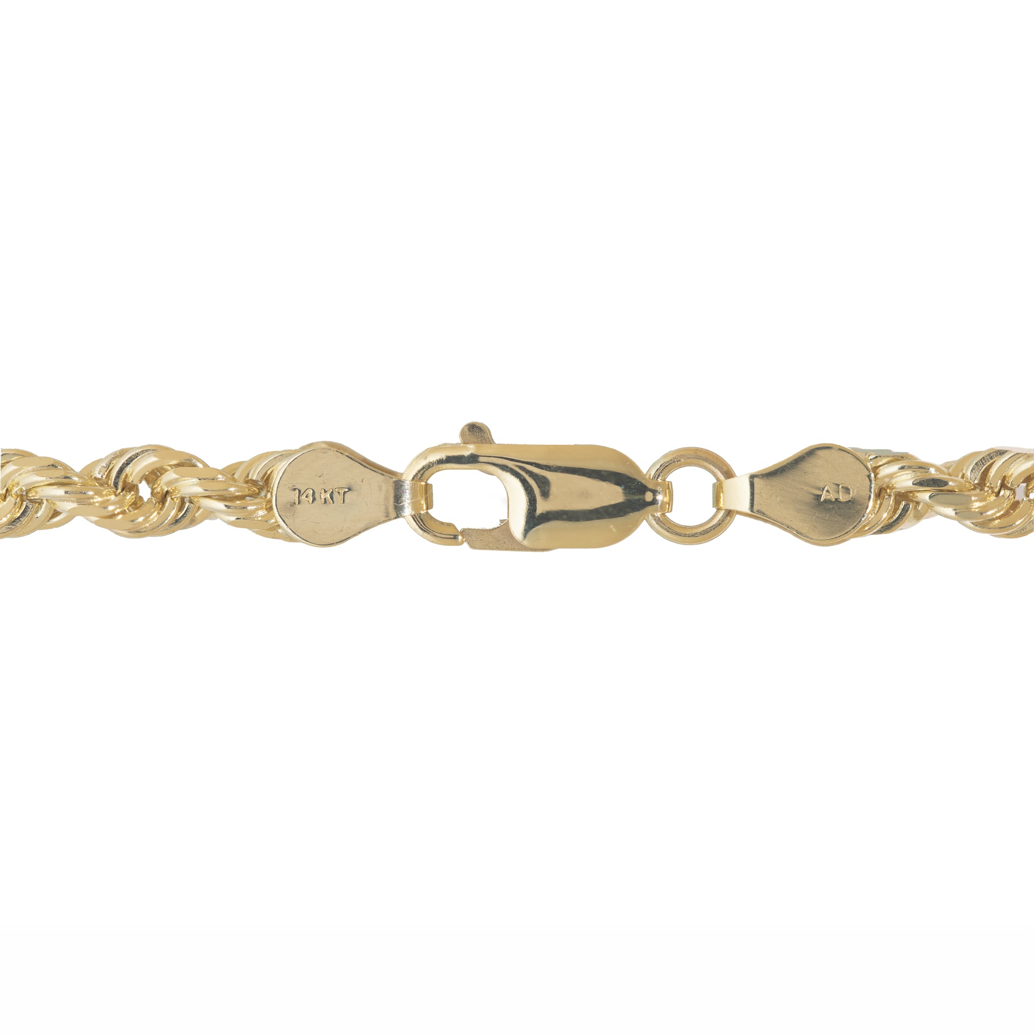 5 mm Kordelkette in Gold