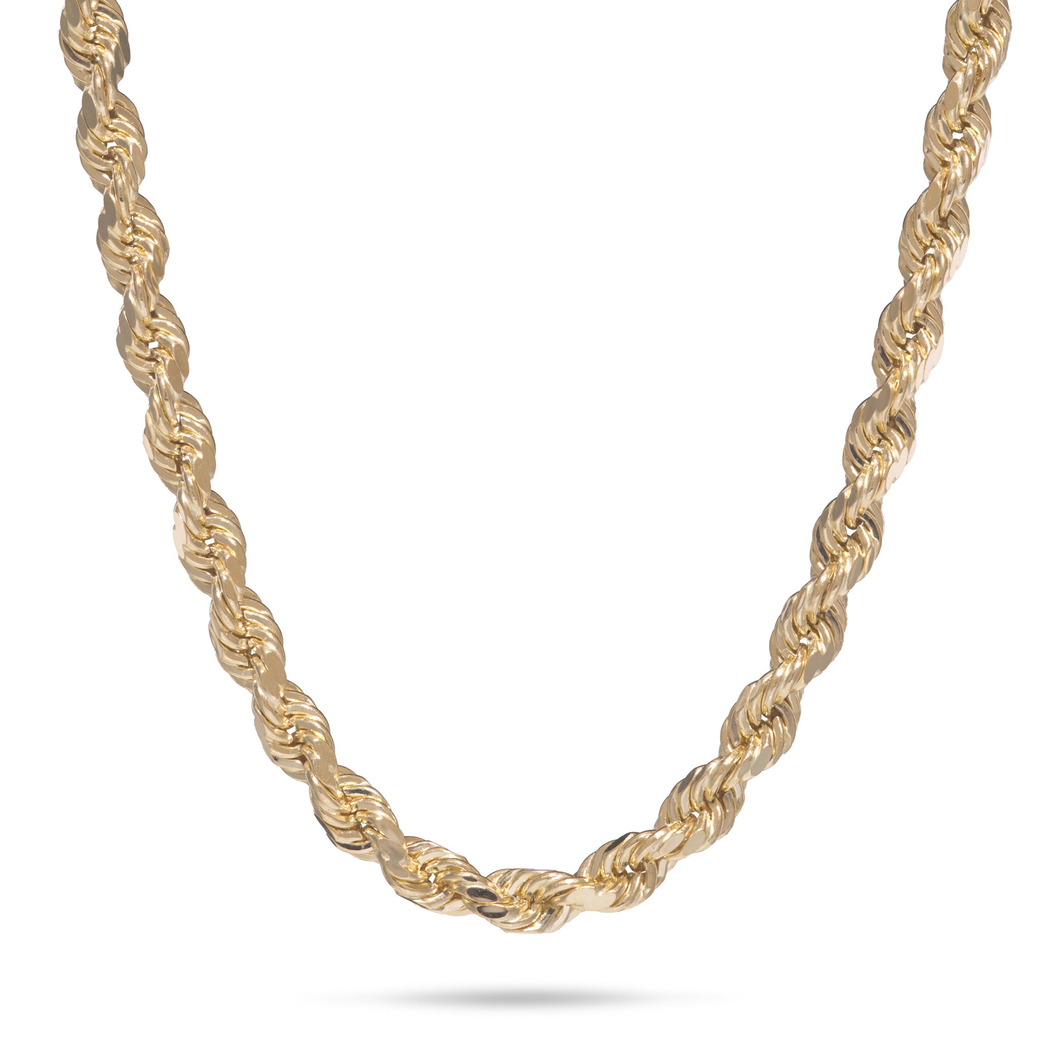 3.5mm Hollow Rope Chain in Gold