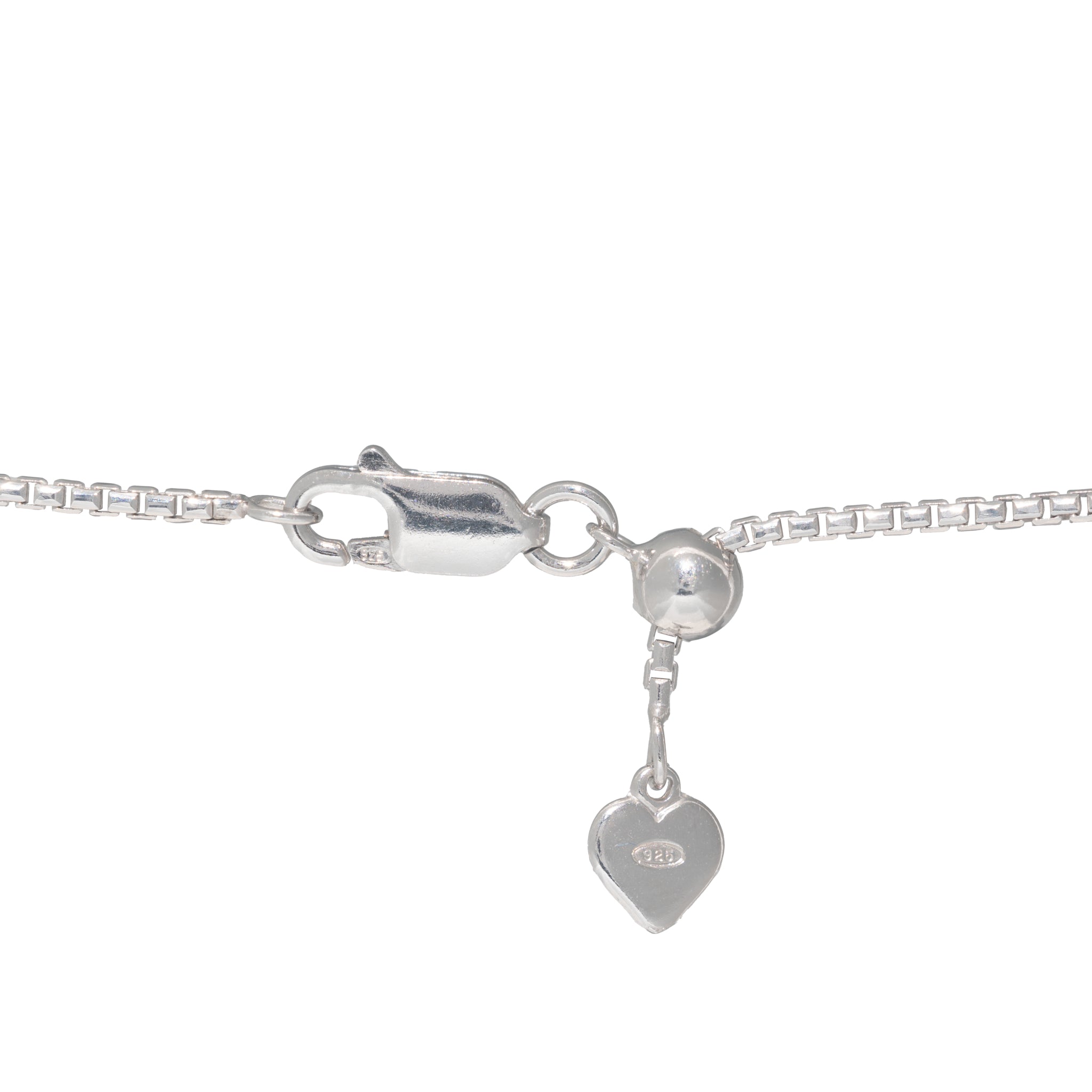 24" 1,5 mm runde Kastenkette aus Sterlingsilber