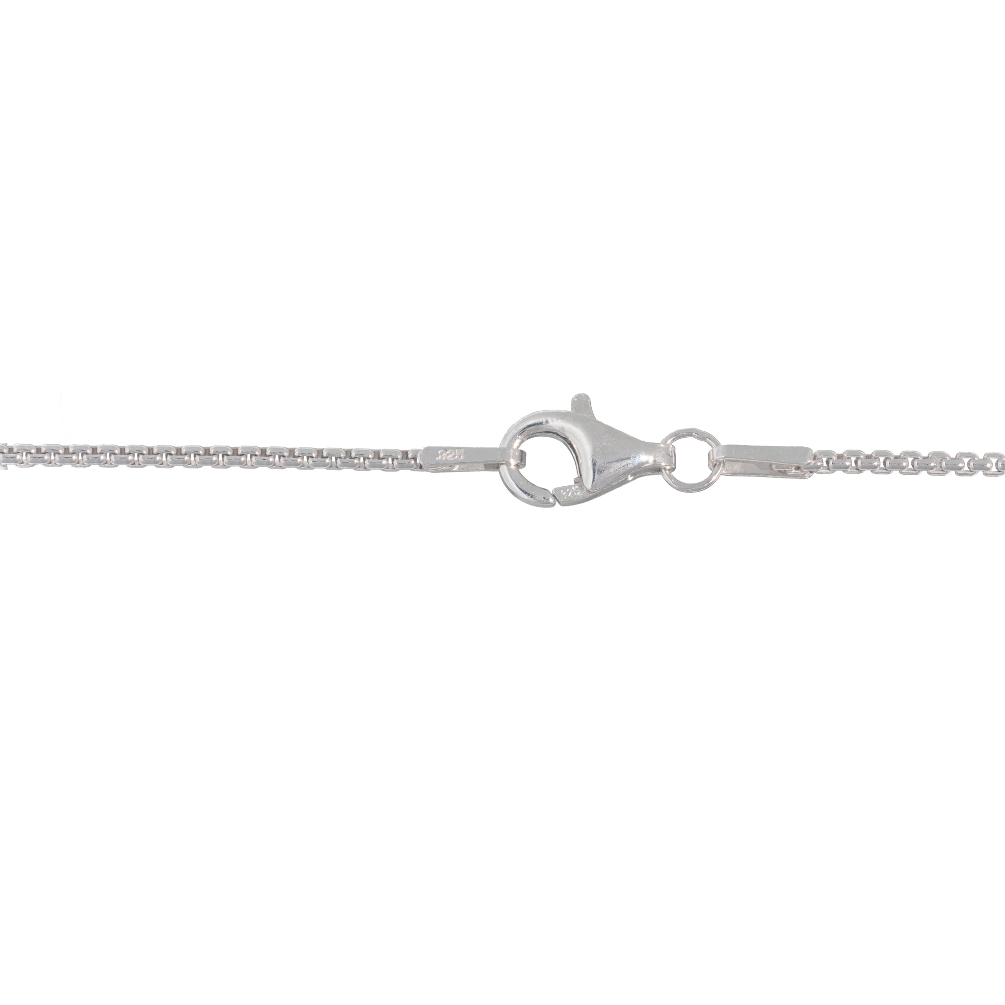 1,2 mm "Runde Box"-Kette aus Sterlingsilber