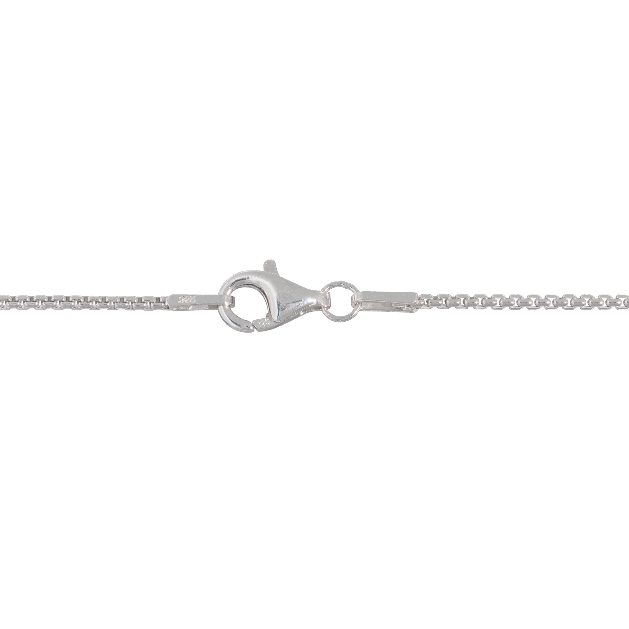 1.2mm Round Box Chain in Sterling Silver