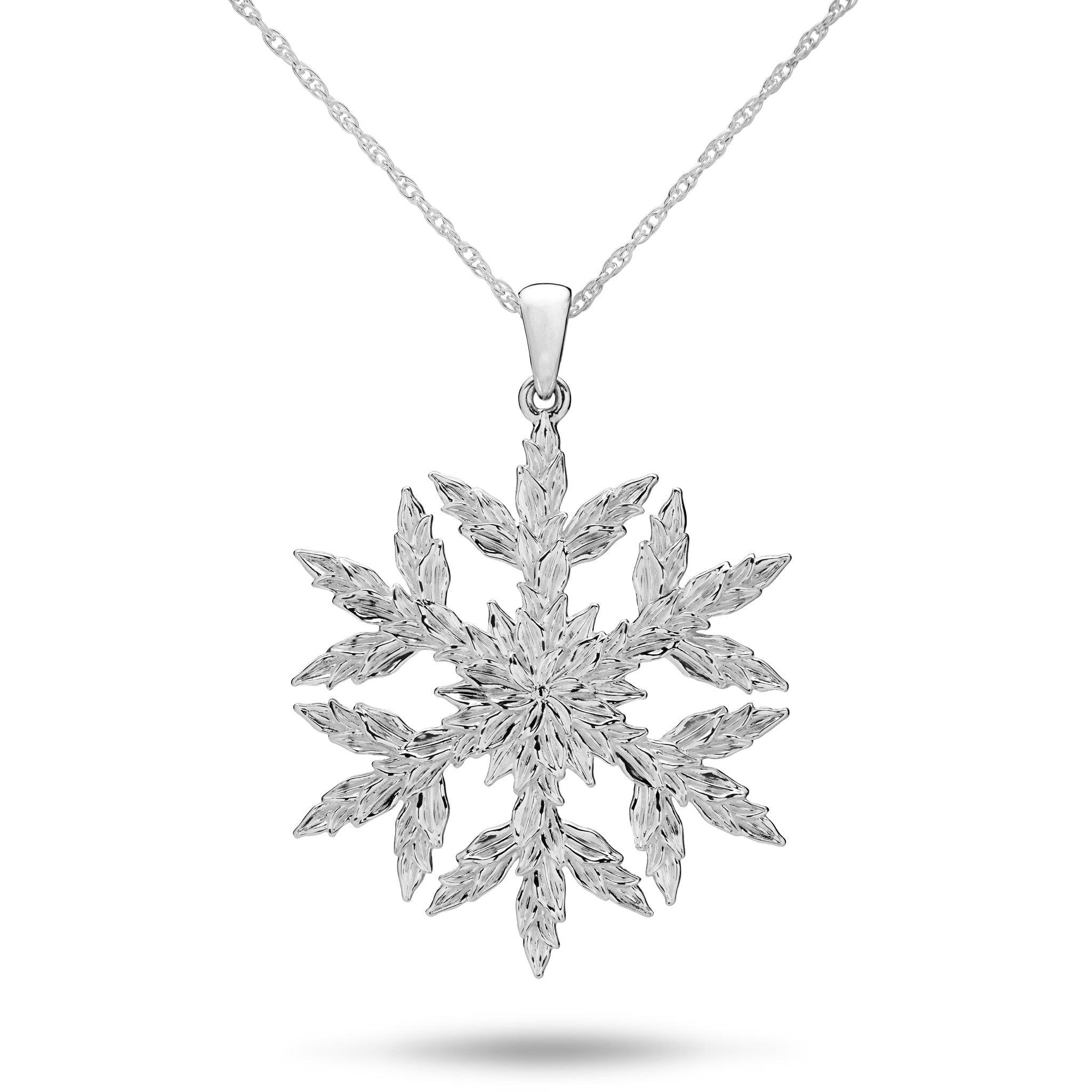 2025 Limited Edition Maile Hawaiian Snowflake Ornament in Sterling Silver - 42mm