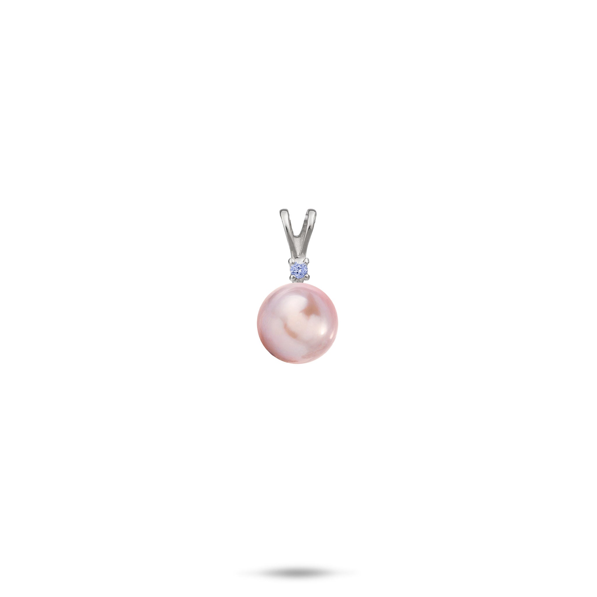 Pick A Pearl Tanzanite Pendant in White Gold