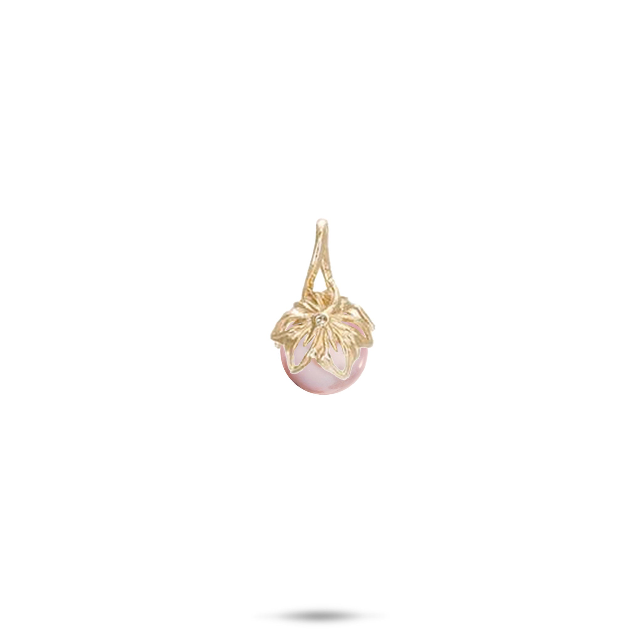 Pick A Pearl Naupaka Pendant in Gold with Diamond