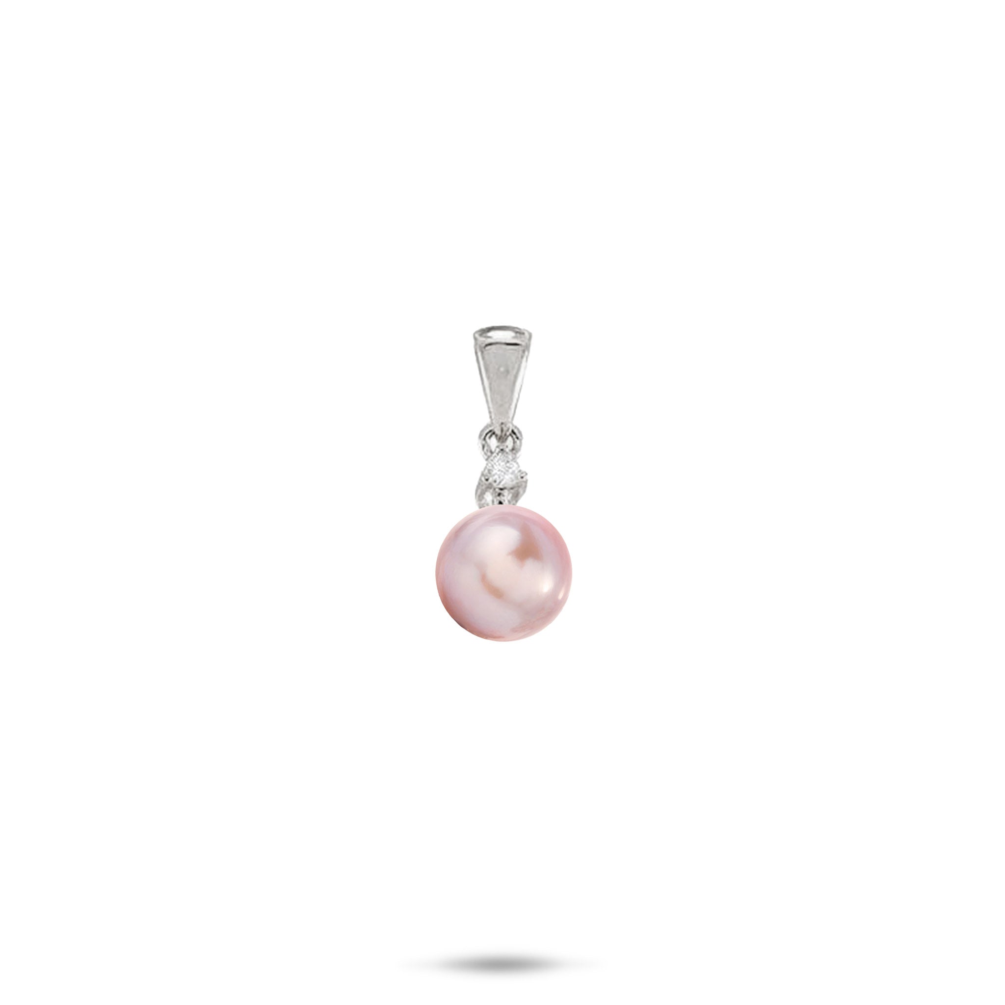 Pick A Pearl Pendant in White Gold with Diamond
