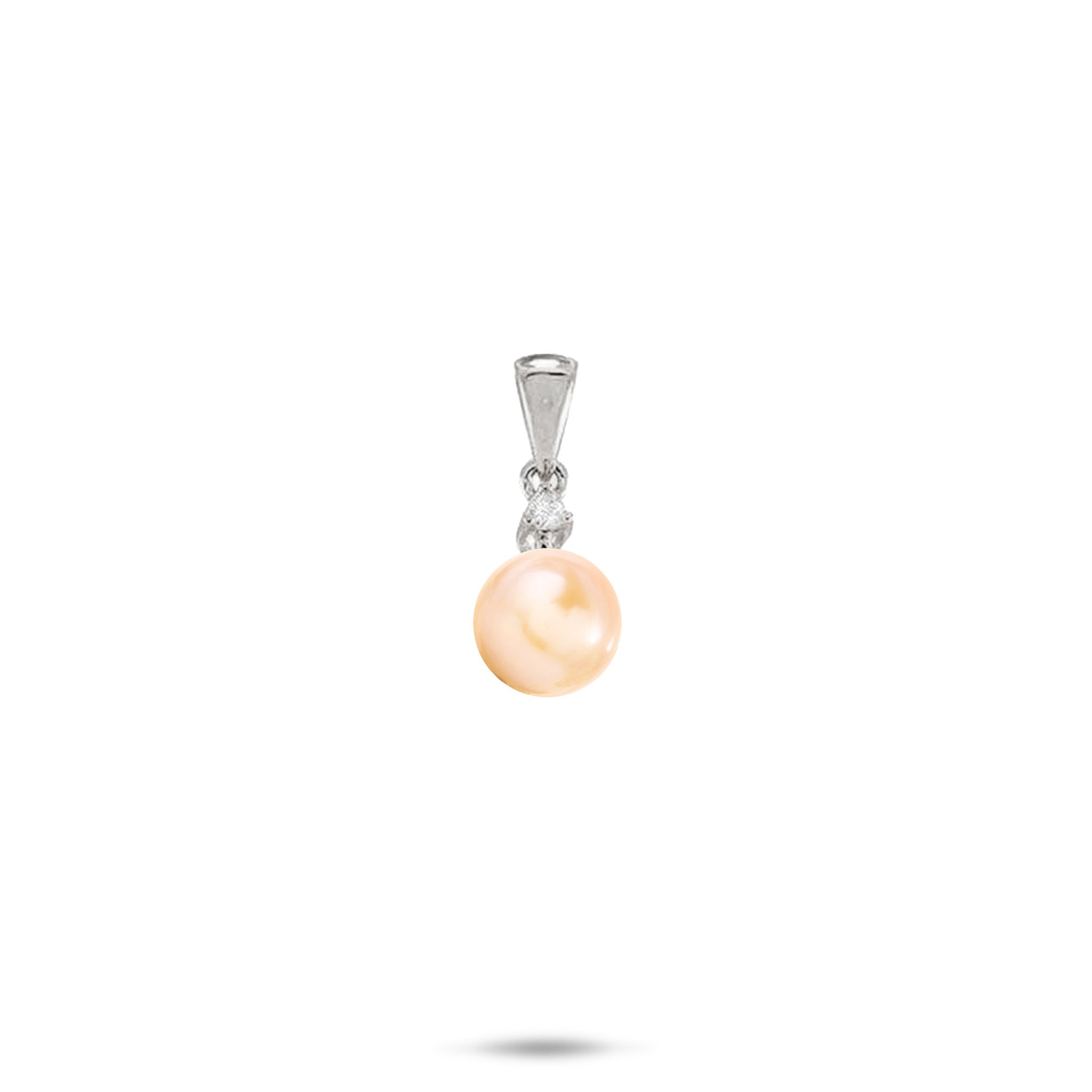 Pick A Pearl Pendant in White Gold with Diamond