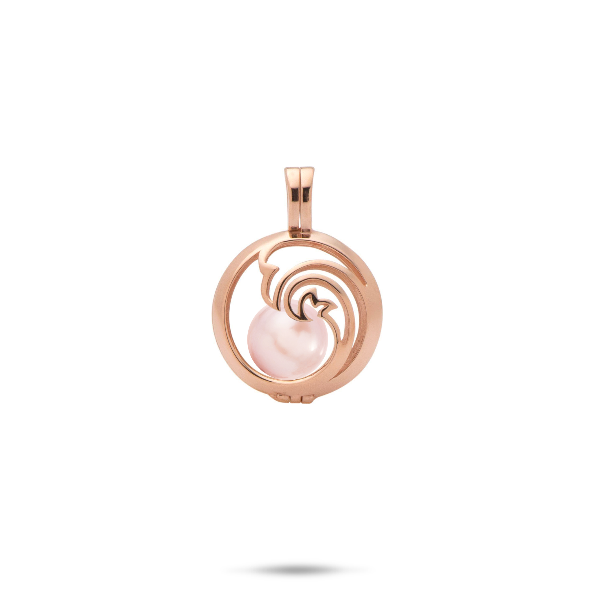 Pick A Pearl Nalu-Anhänger in Roségold – 15 mm