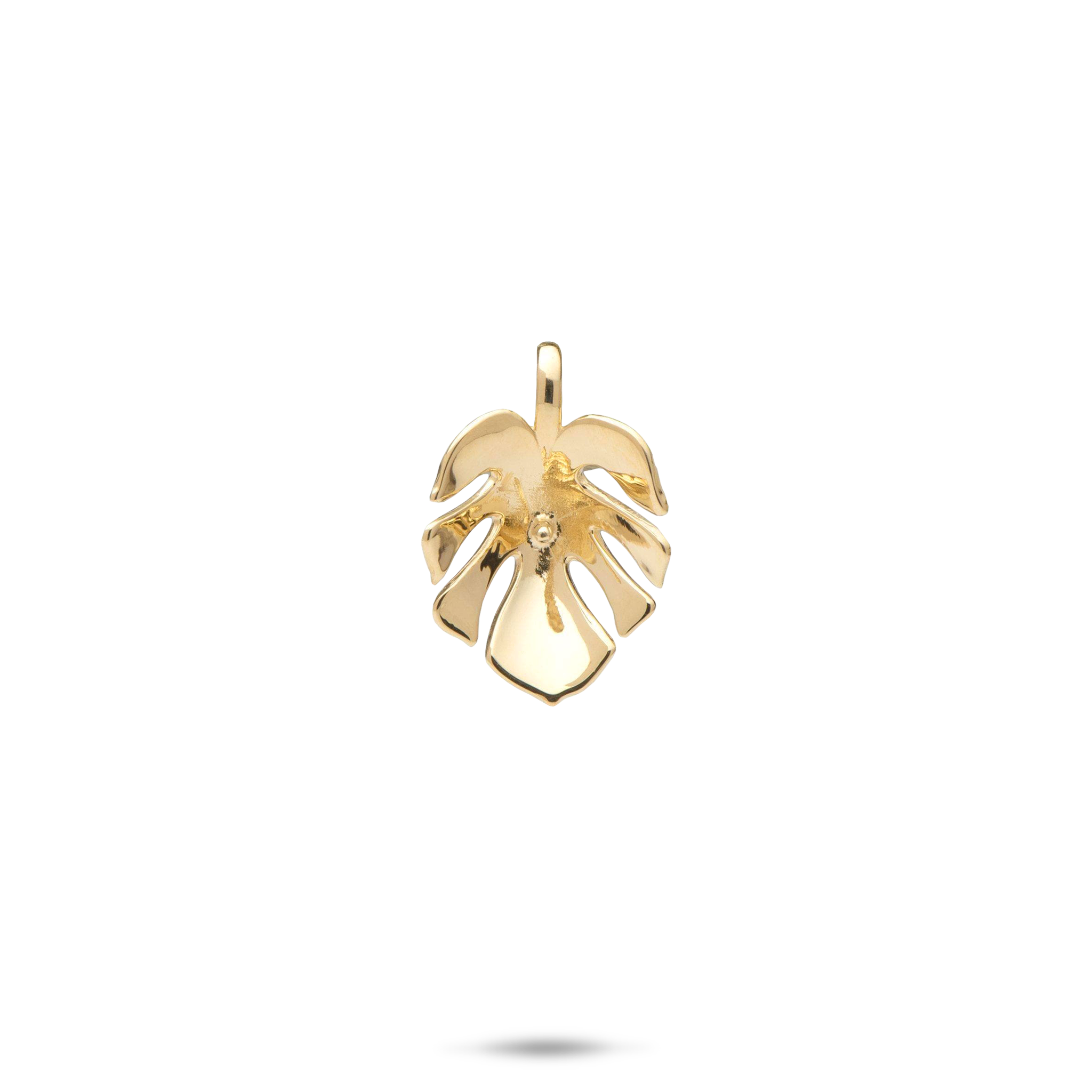 Pick A Pearl Monstera Pendant in Gold