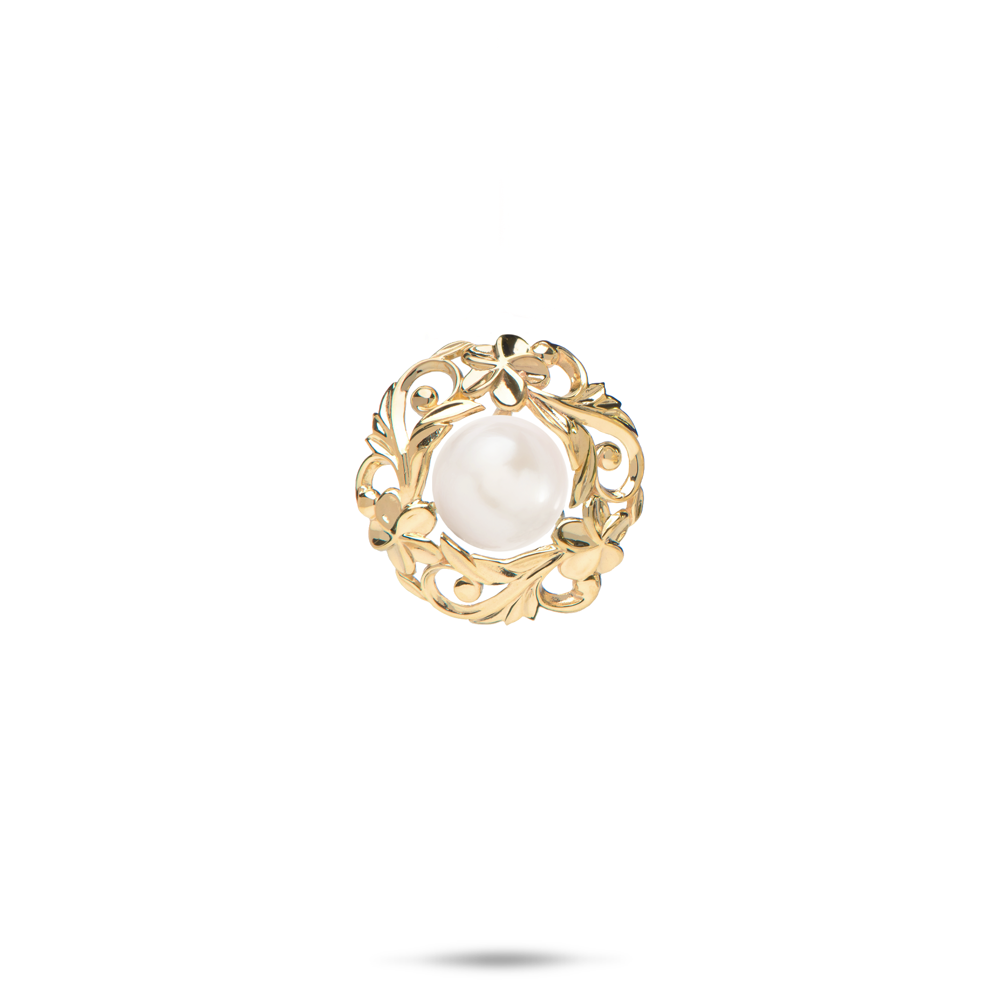 Pick A Pearl Hawaiian Erbstück-Anhänger in Gold – 15 mm
