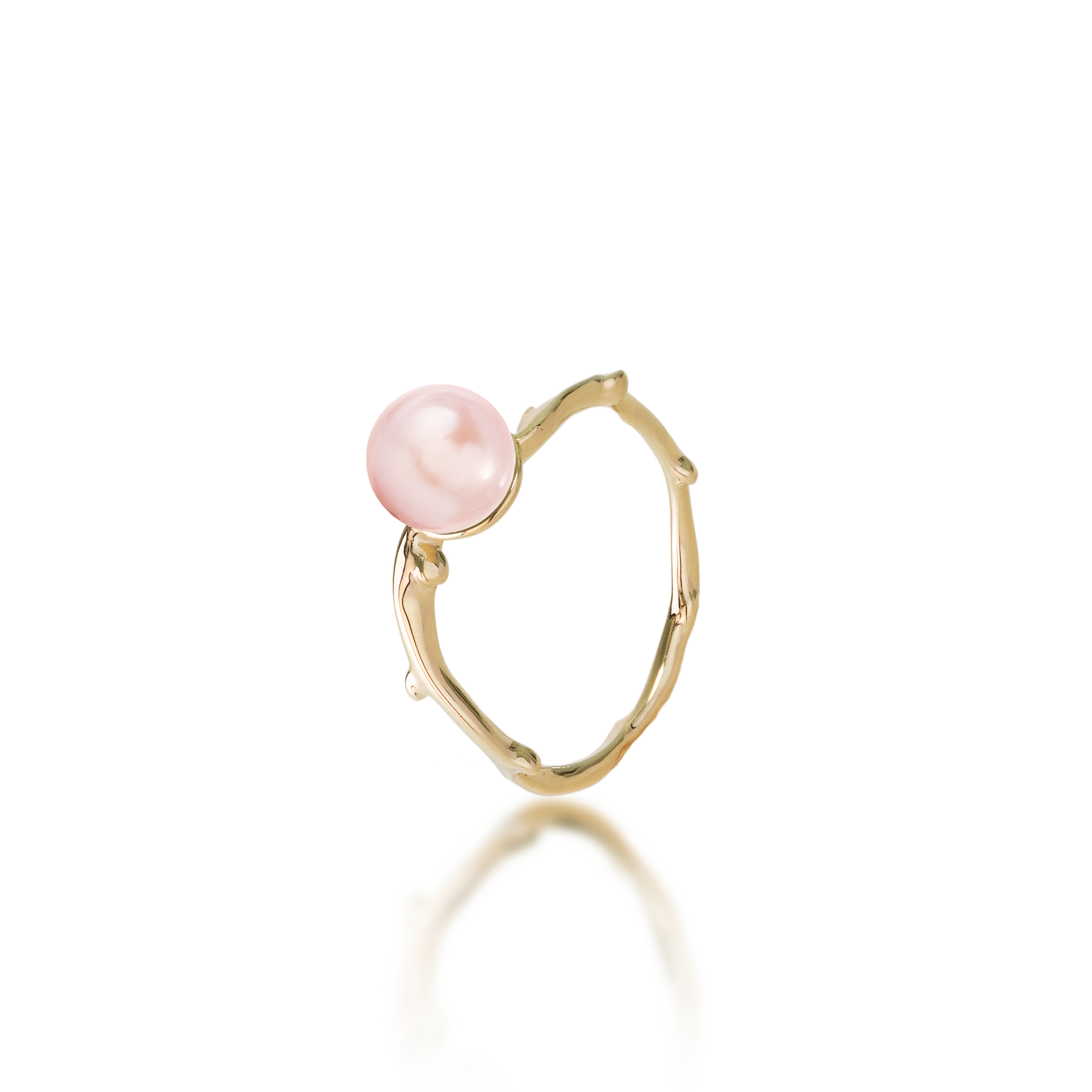 Wählen Sie einen Pearl Heritage-Ring in Gold