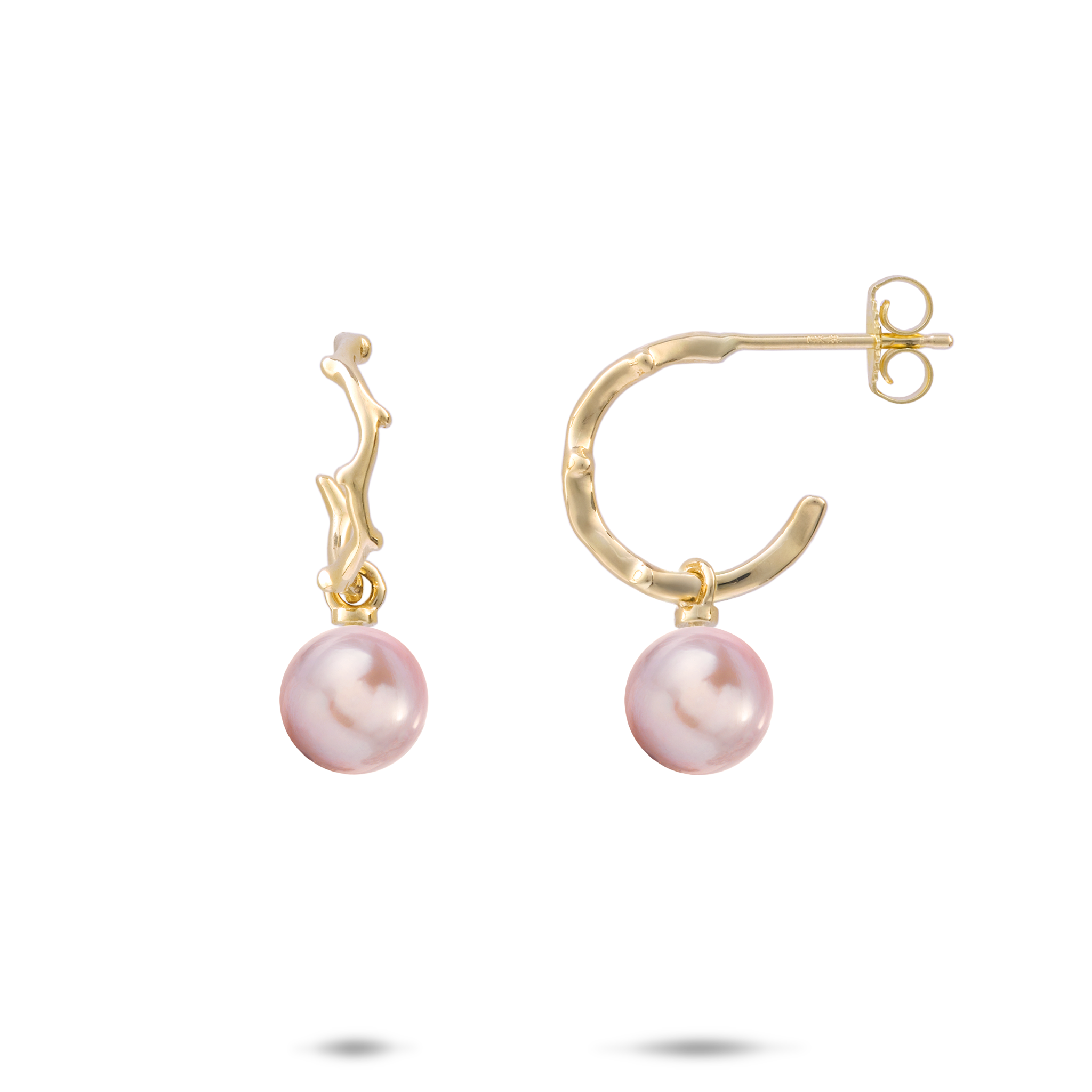 Pick A Pearl Heritage Ohrringe in Gold-13mm