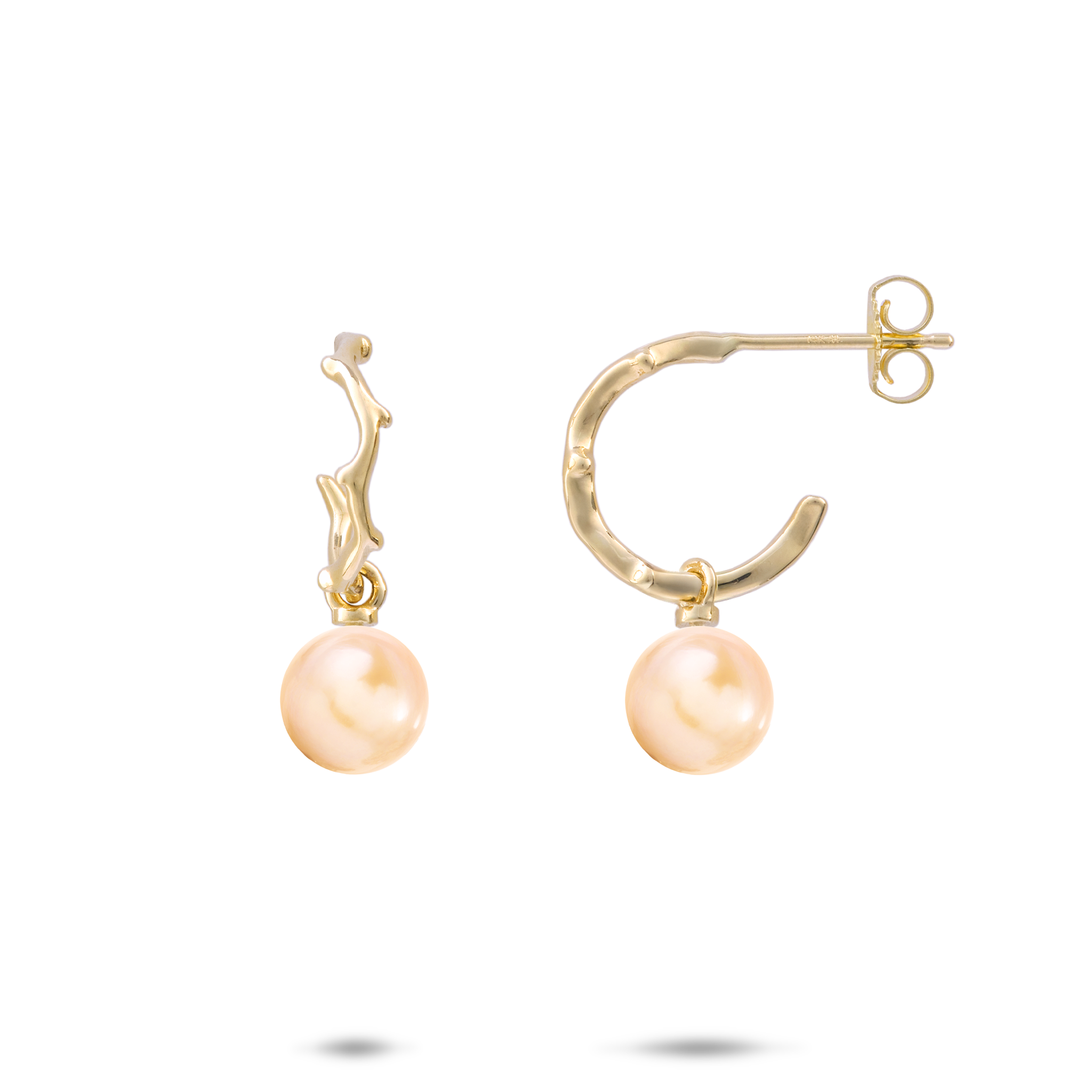 Pick A Pearl Heritage Ohrringe in Gold-13mm