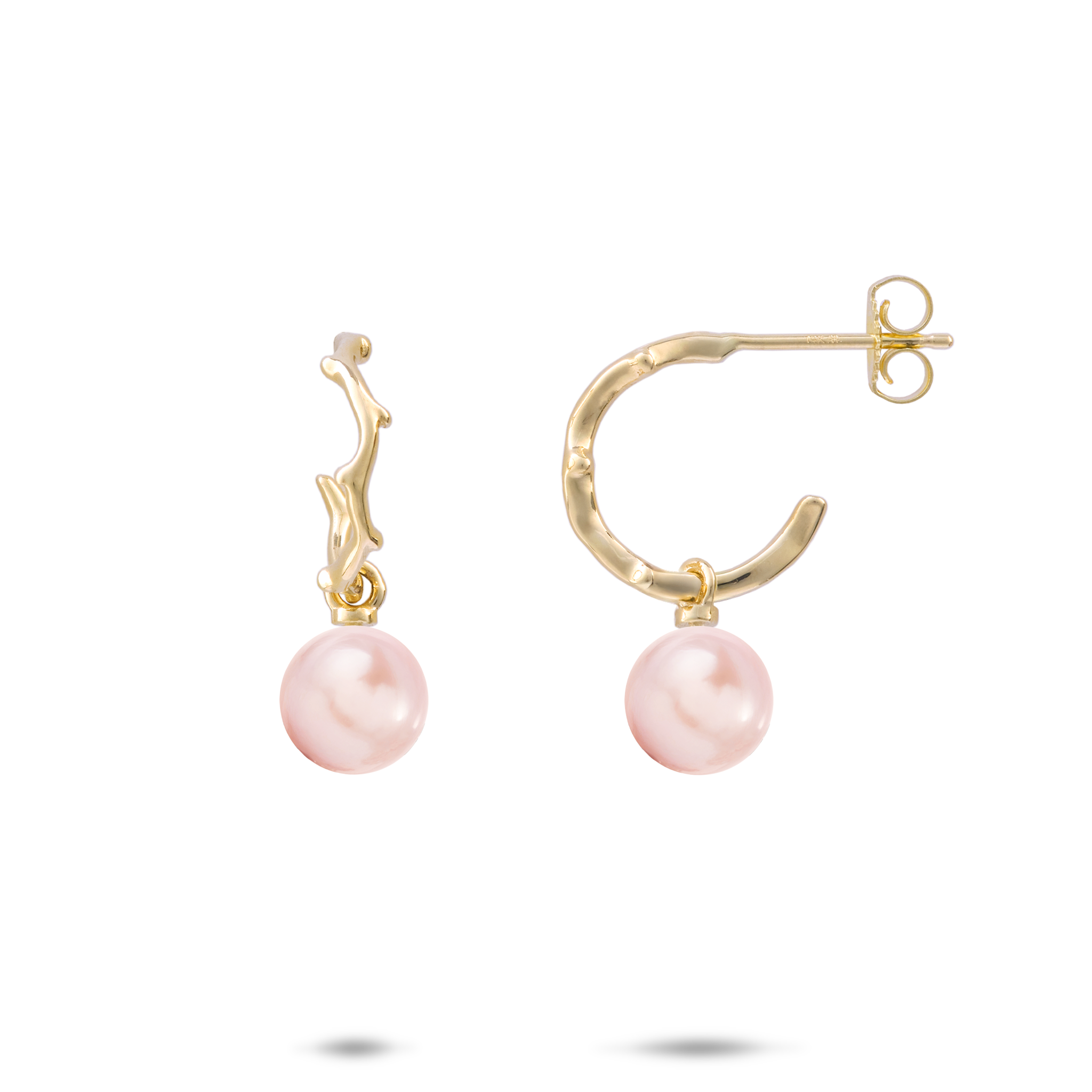 Pick A Pearl Heritage Ohrringe in Gold-13mm