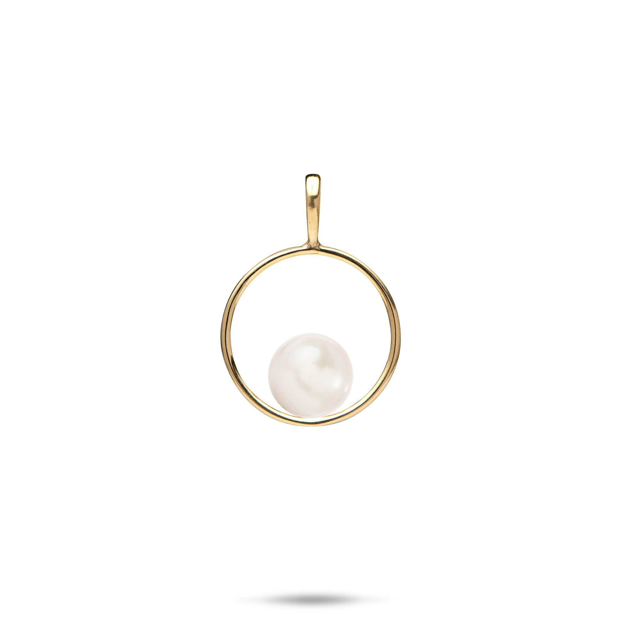 Pick A Pearl Circle of Life Pendant in Gold