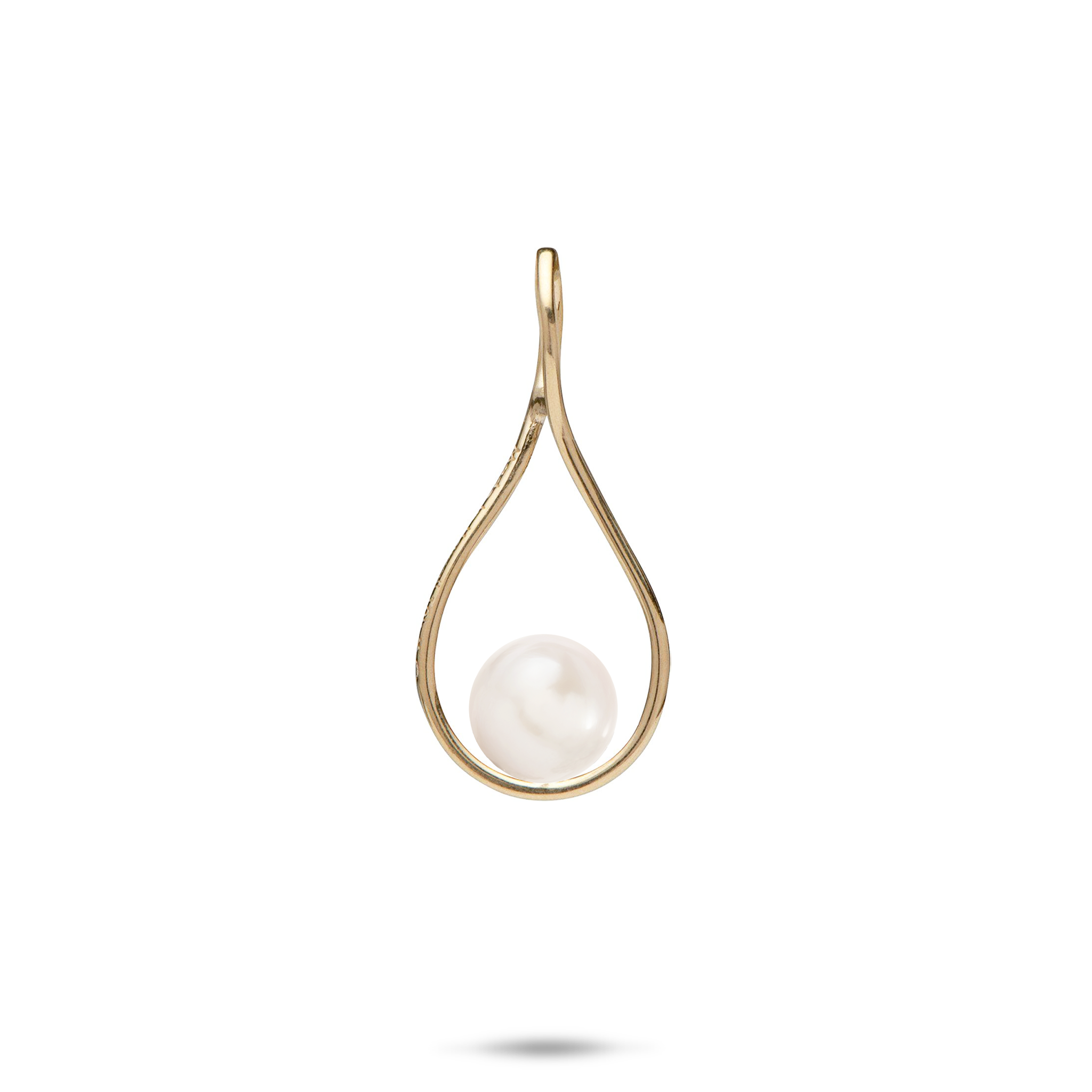Pick A Pearl Teardrop Pendant in Gold - 12mm