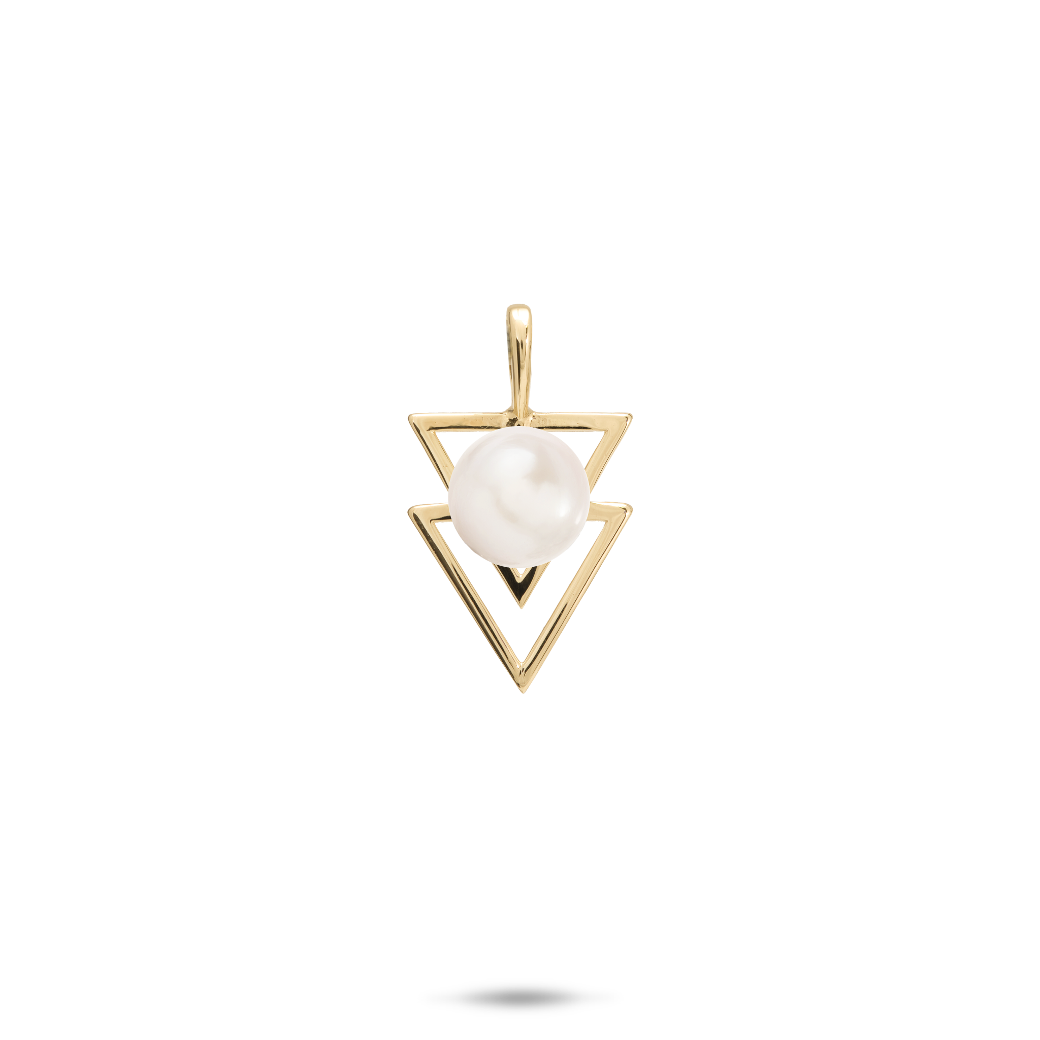 Pick A Pearl Niho Niho Anhänger in Gold – 14 mm