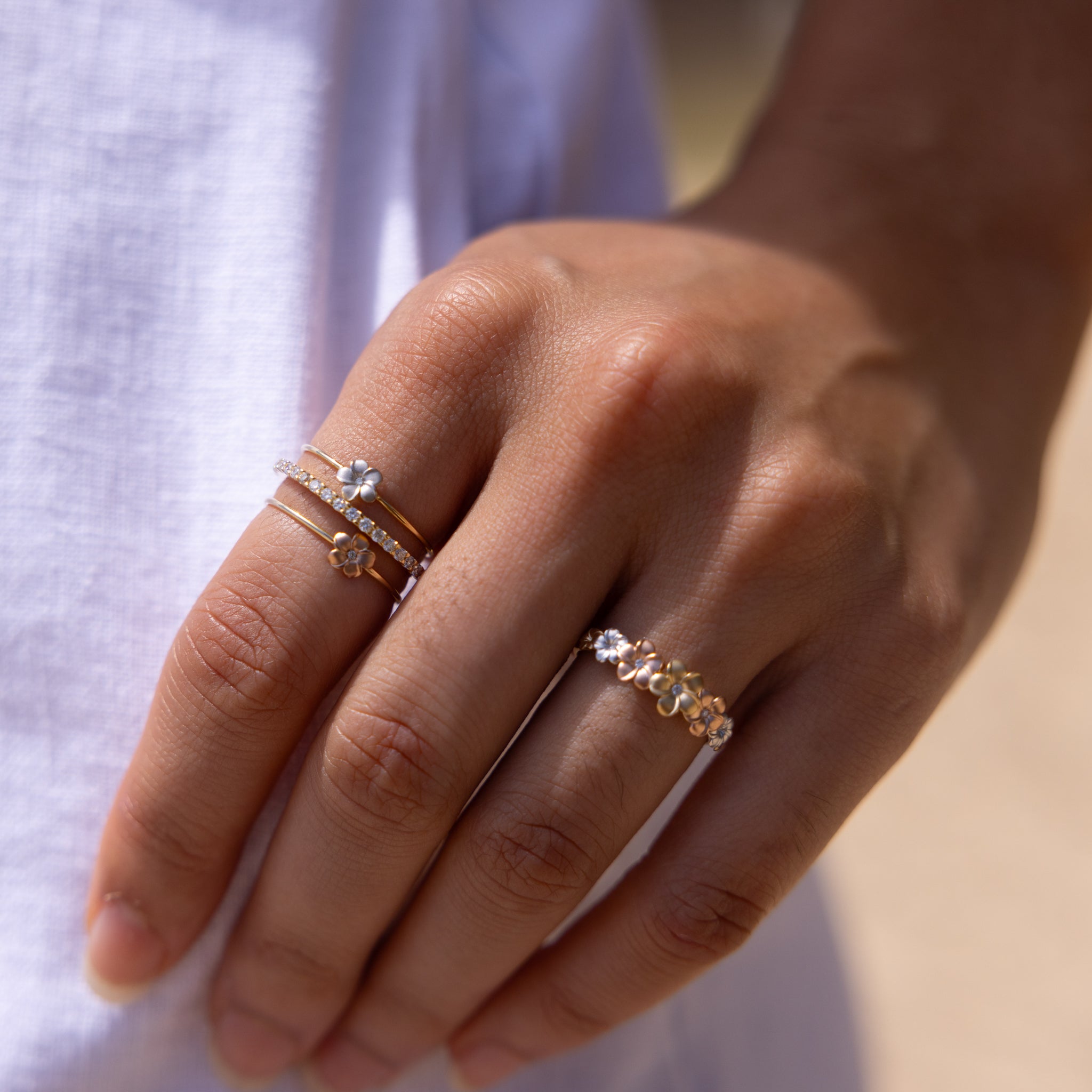 Anniversary Ring in Gold with Diamonds