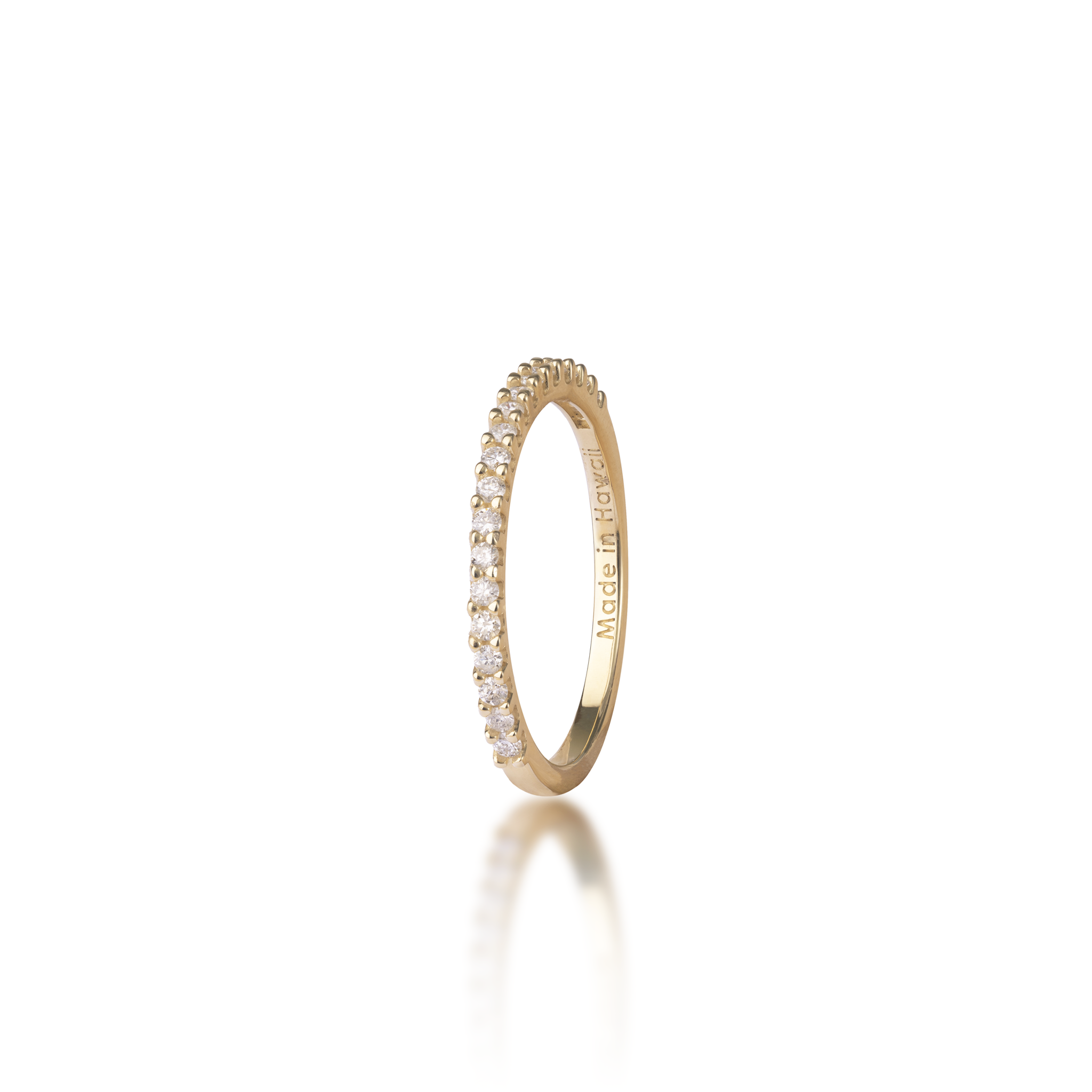 Jubiläumsring in Gold mit Diamanten