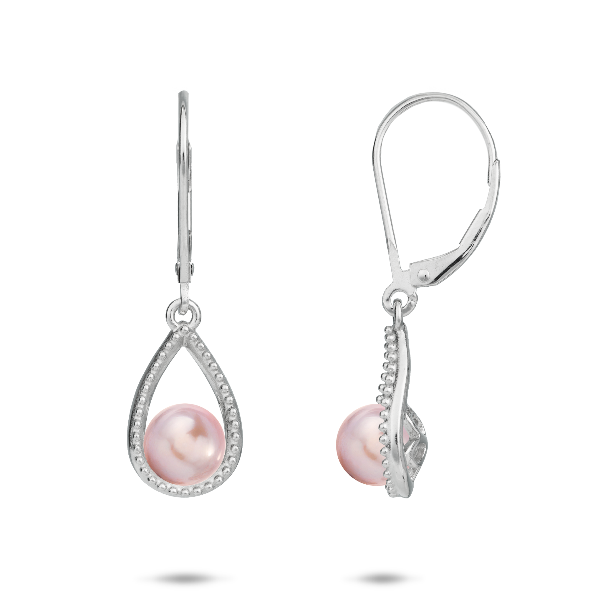 Pick A Pearl Teardrop Ohrringe in Sterling Silber