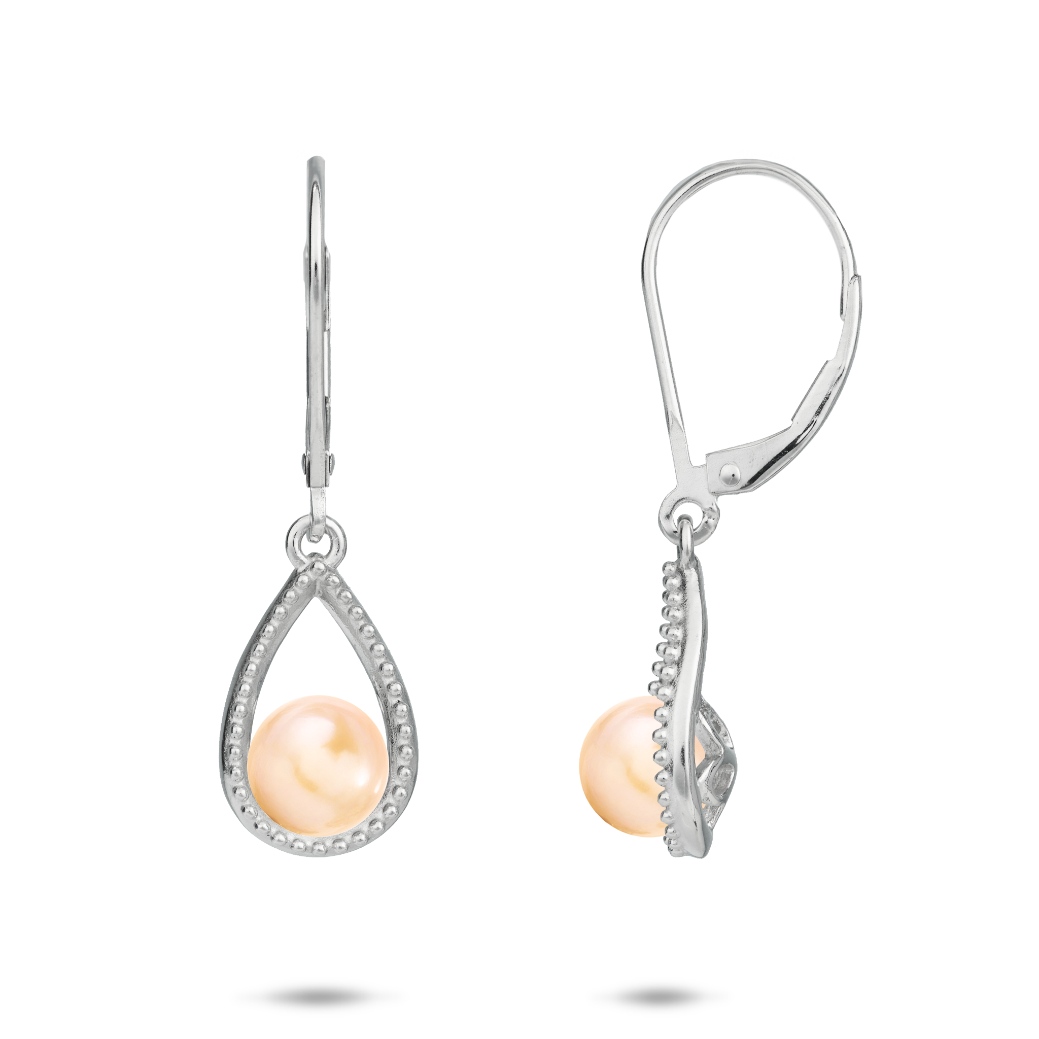 Pick A Pearl Teardrop Ohrringe in Sterling Silber