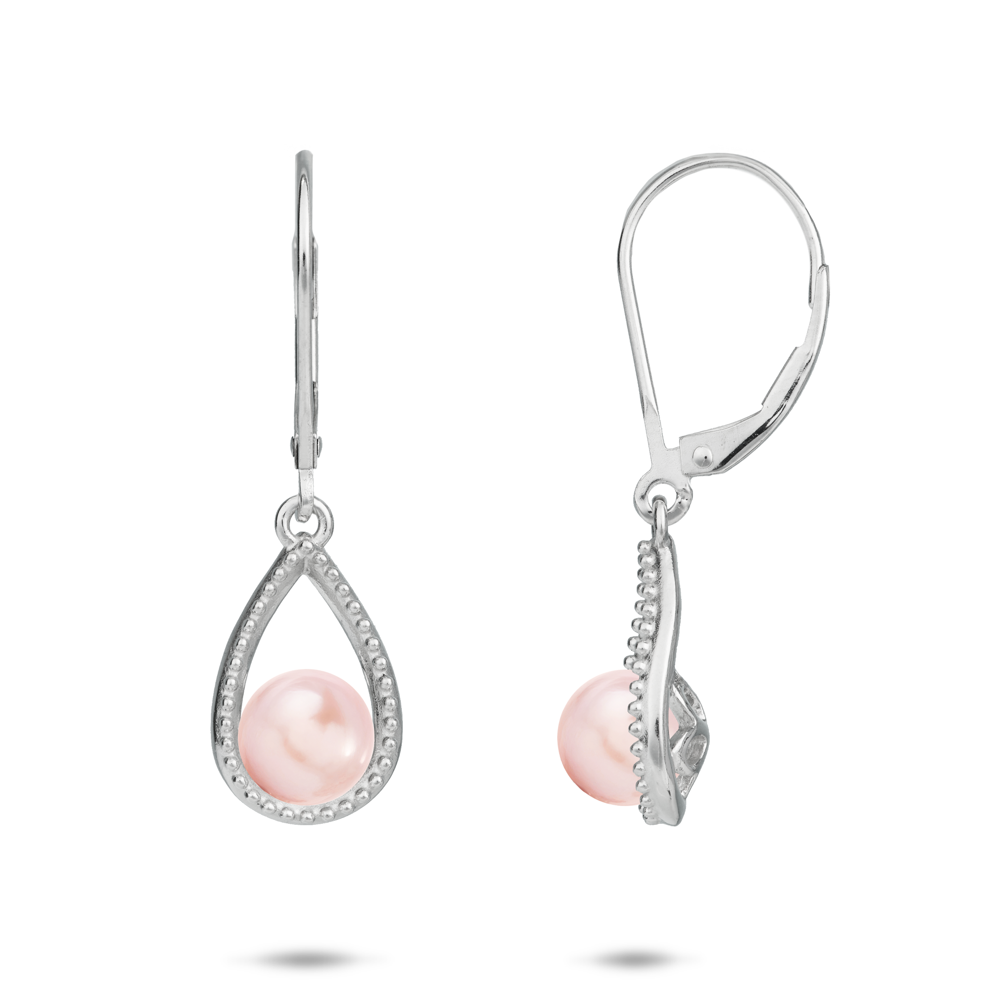 Pick A Pearl Teardrop Ohrringe in Sterling Silber