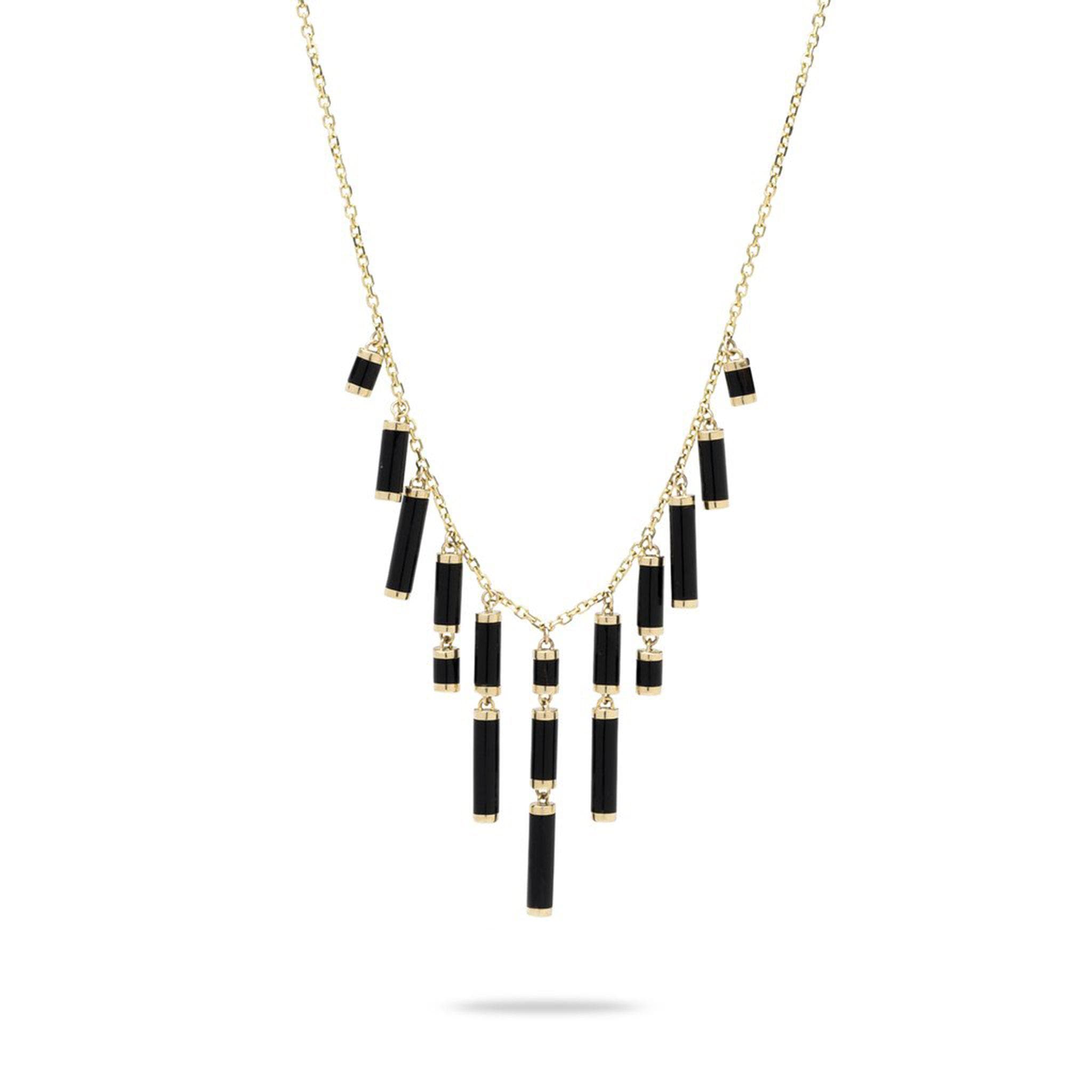 16-18" Adjustable Ocean Chimes Station Necklace in Gold-Maui Divers Jewelry
