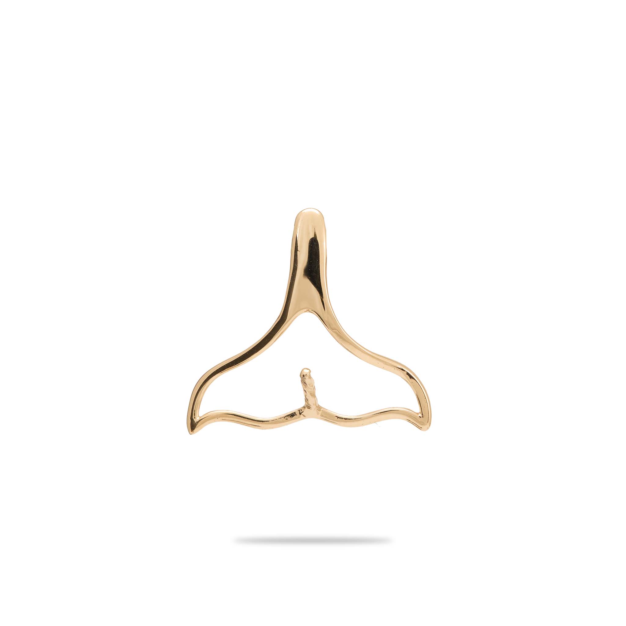 Pick A Pearl Whale Tail Pendant in Gold - 14mm - Maui Divers Jewelry