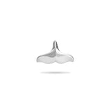 Whale Tail Pendant in White Gold - 23mm - Maui Divers Jewelry