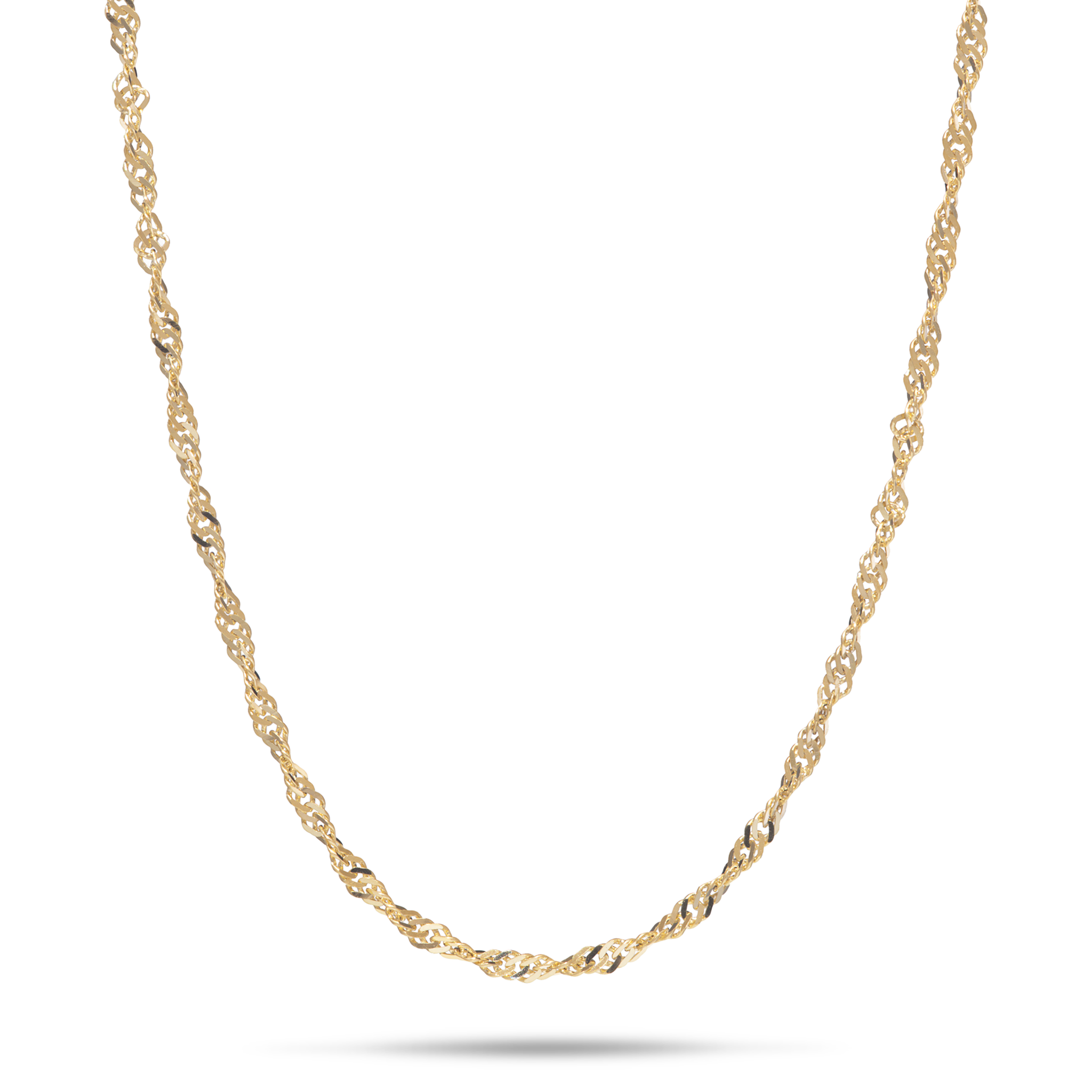 1,5 mm Singapur-Kette in 10 Karat Gold