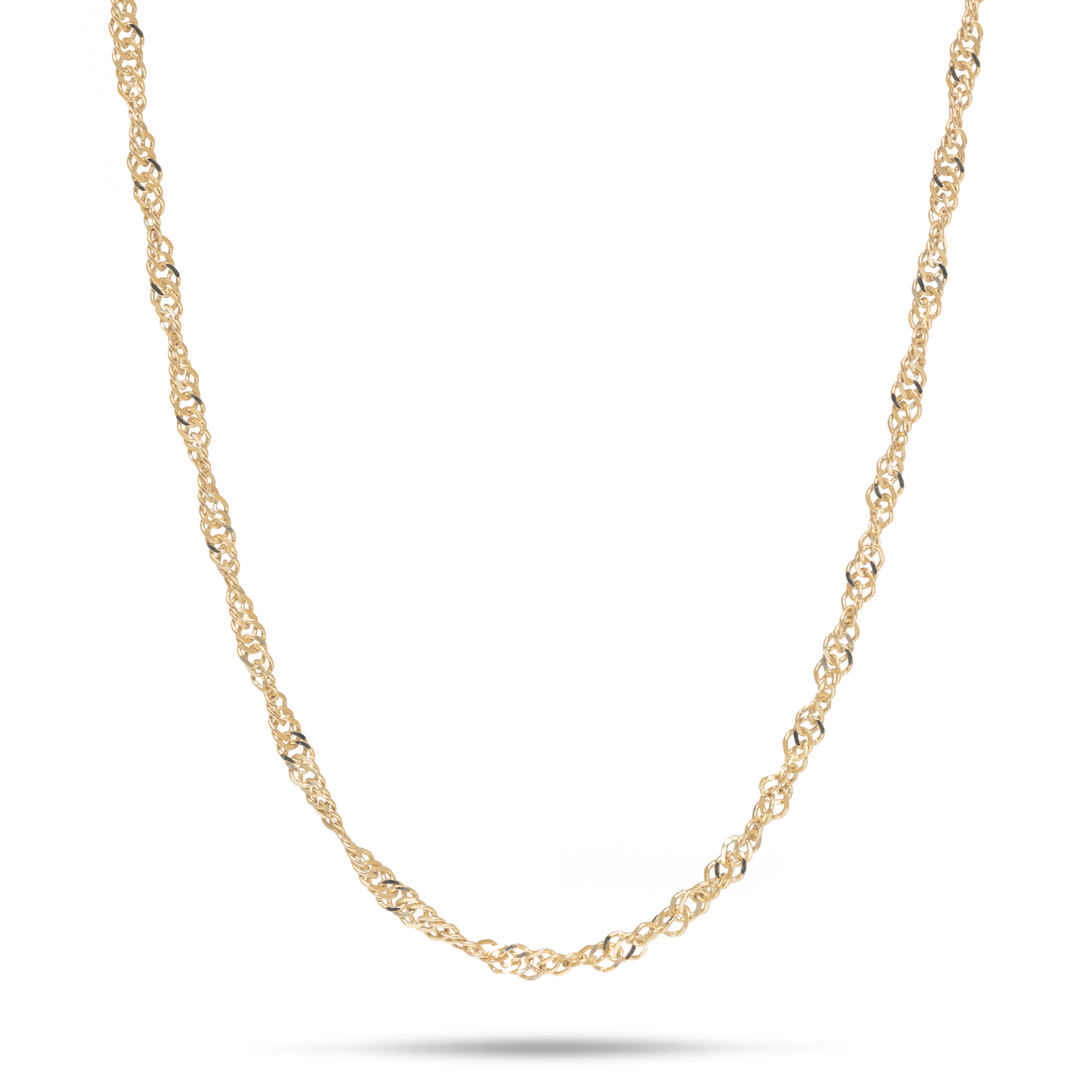 1,5 mm Singapur-Kette in Gold