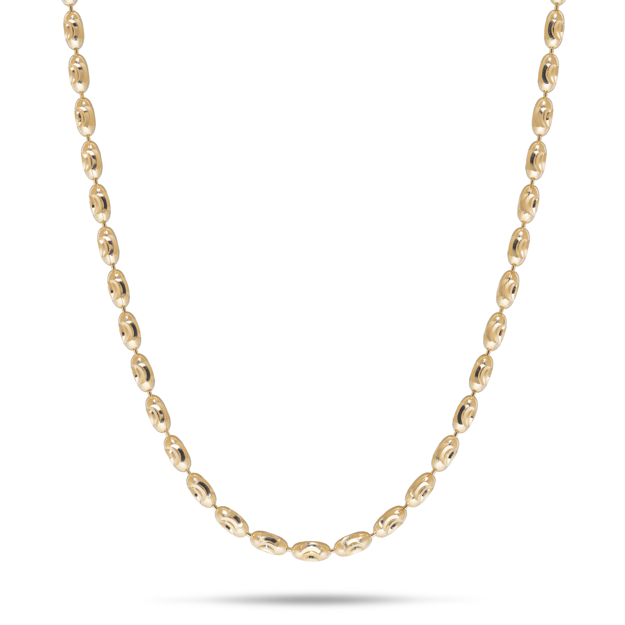 1,8 mm Ovalina-Kette in Gold