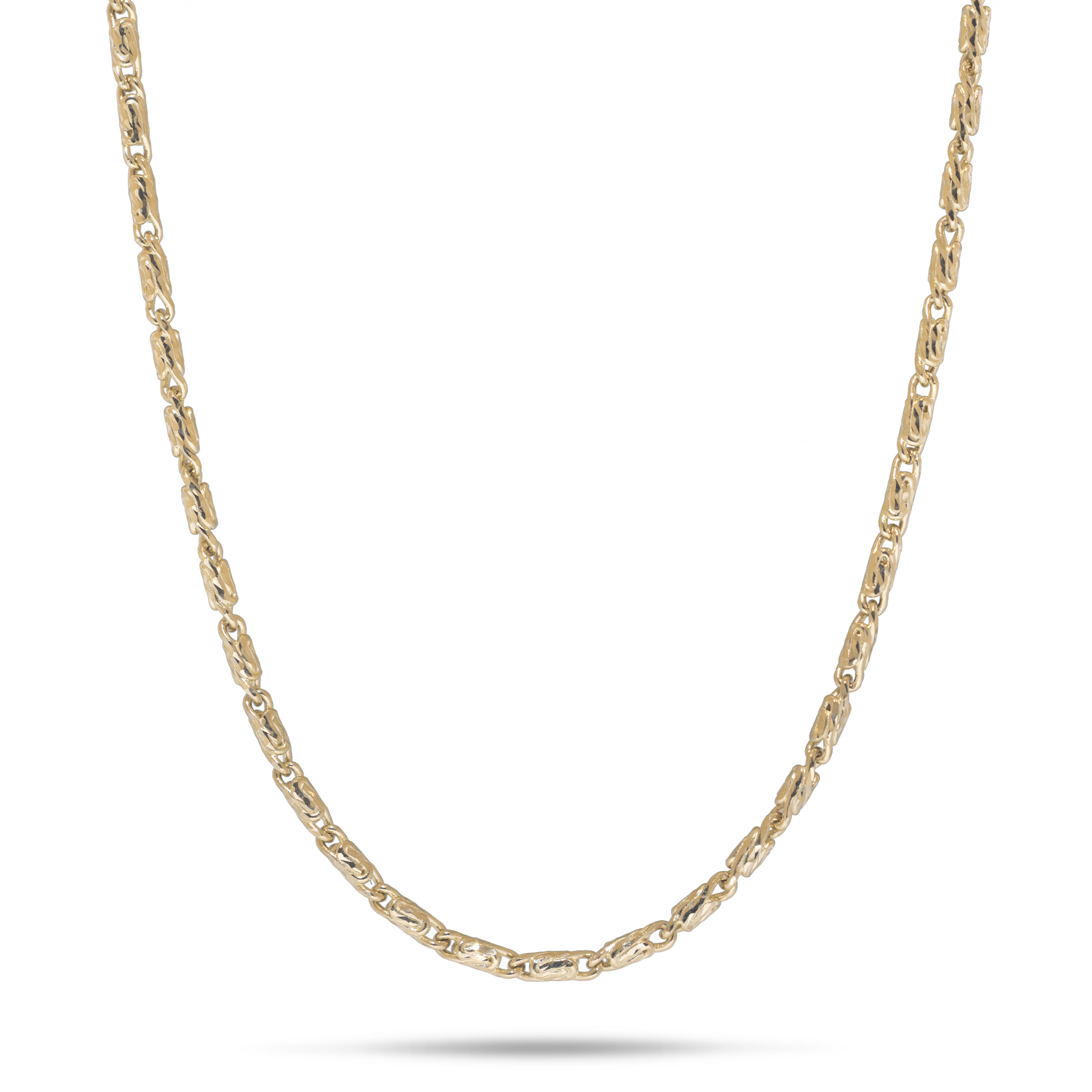 18" 1.4mm Raso Chain in Gold