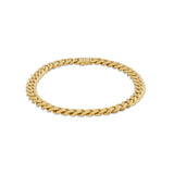 6,5 mm Miami Cuban Lite Armband in Gold