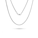 1.1mm Milano Chain in White Gold
