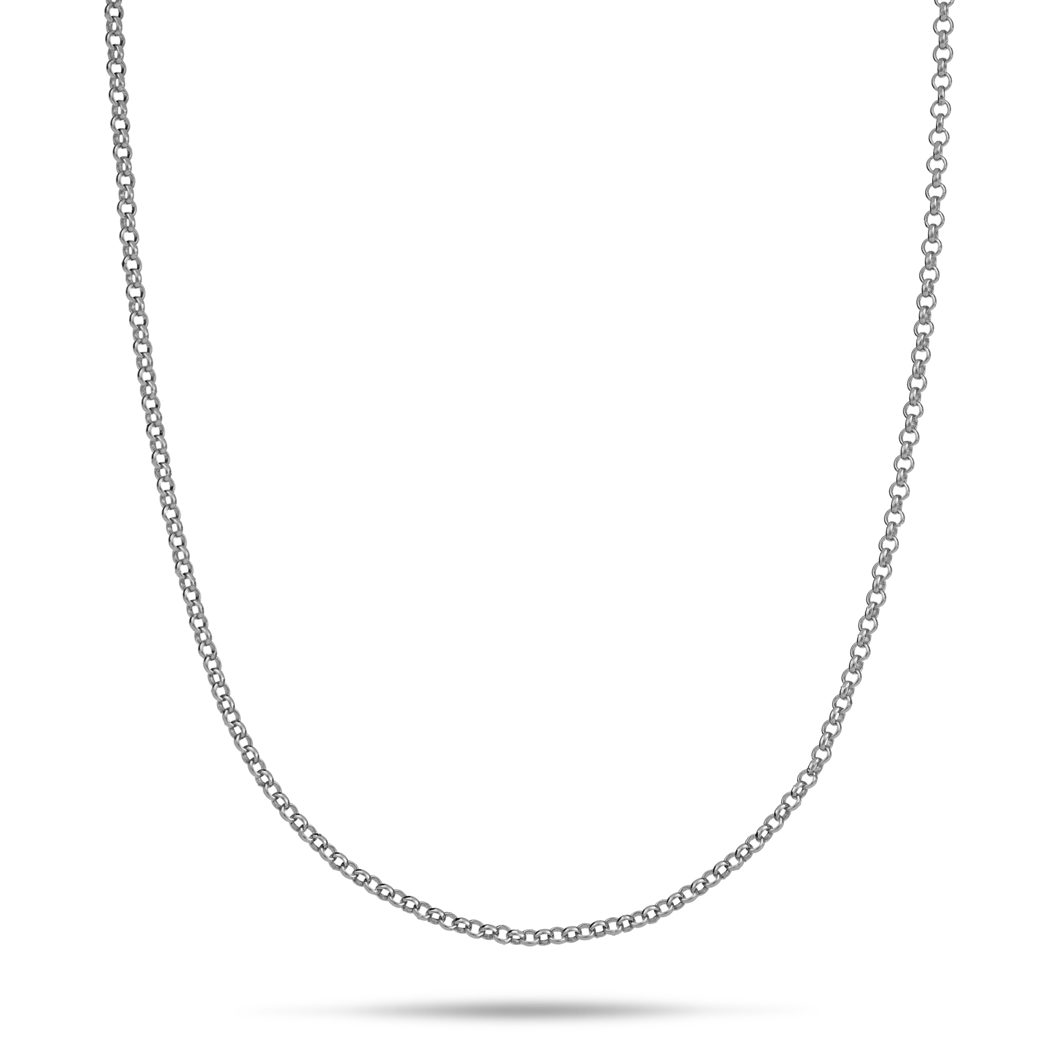 1,0 mm Rolo-Kette aus Sterlingsilber