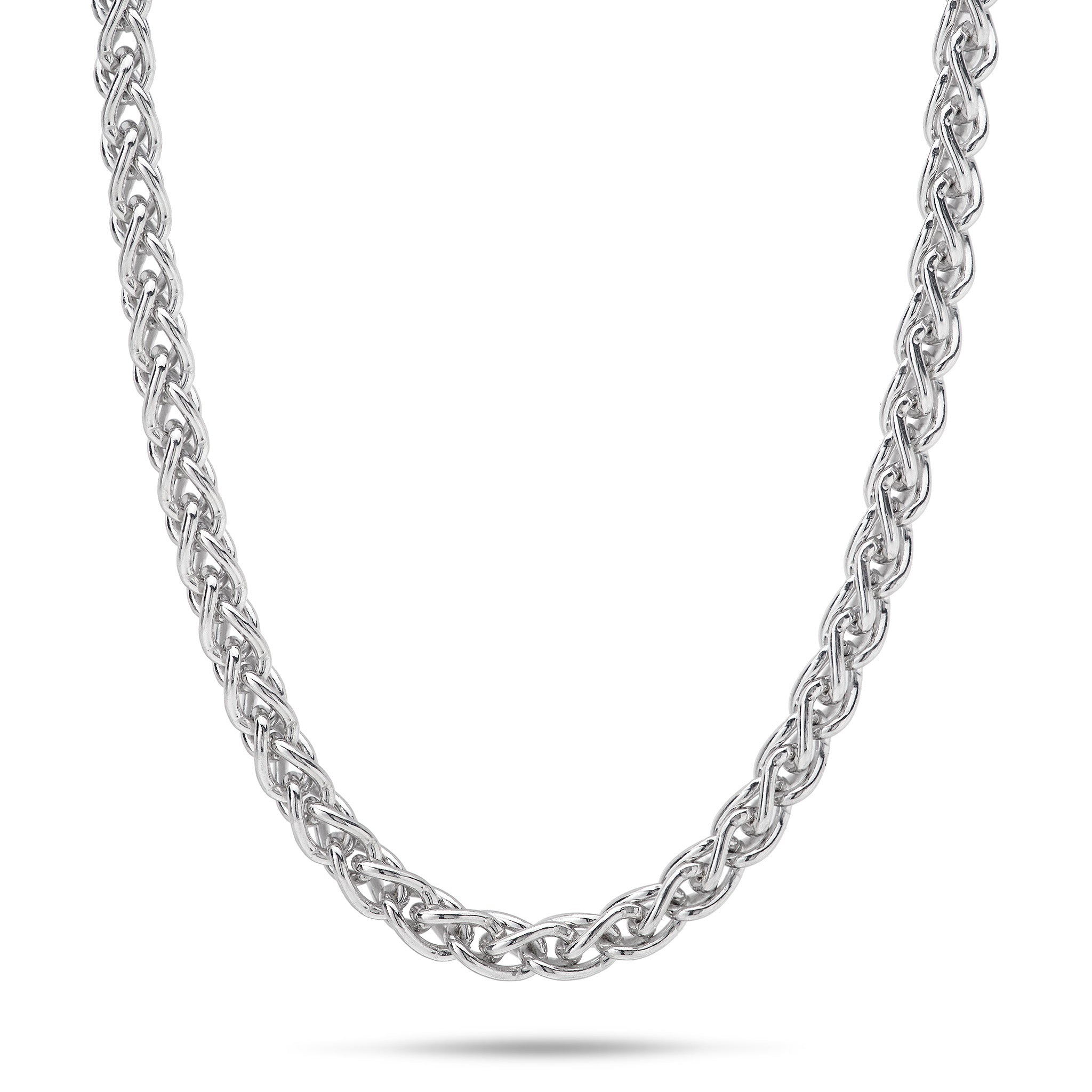 3.0mm Espiga Chain in Sterling Silver on a white background