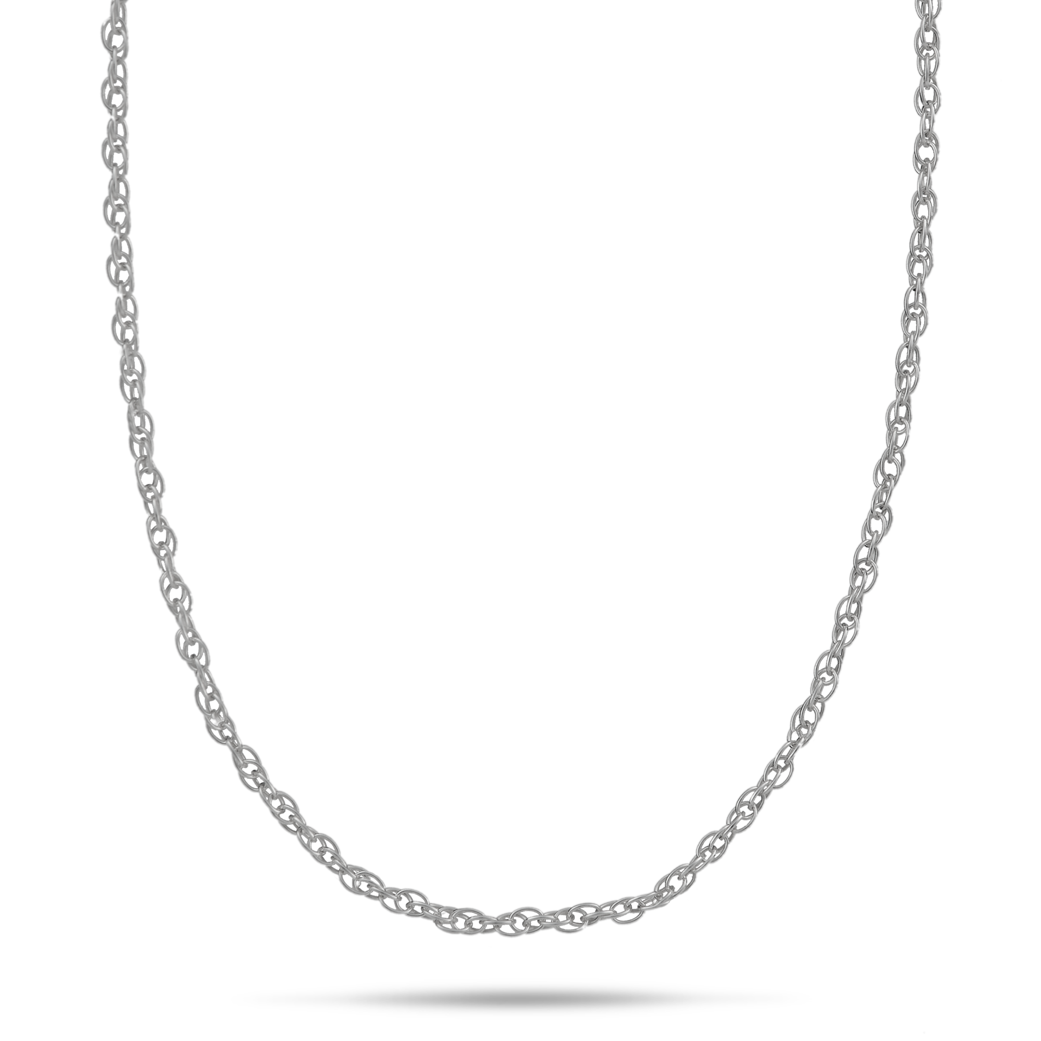 1,5 mm Doppelkordelkette aus Sterlingsilber