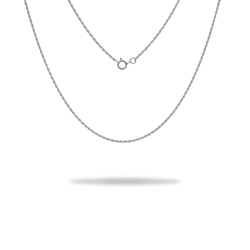 1.5mm Double Rope Chain in Sterling Silver - Maui Divers Jewelry