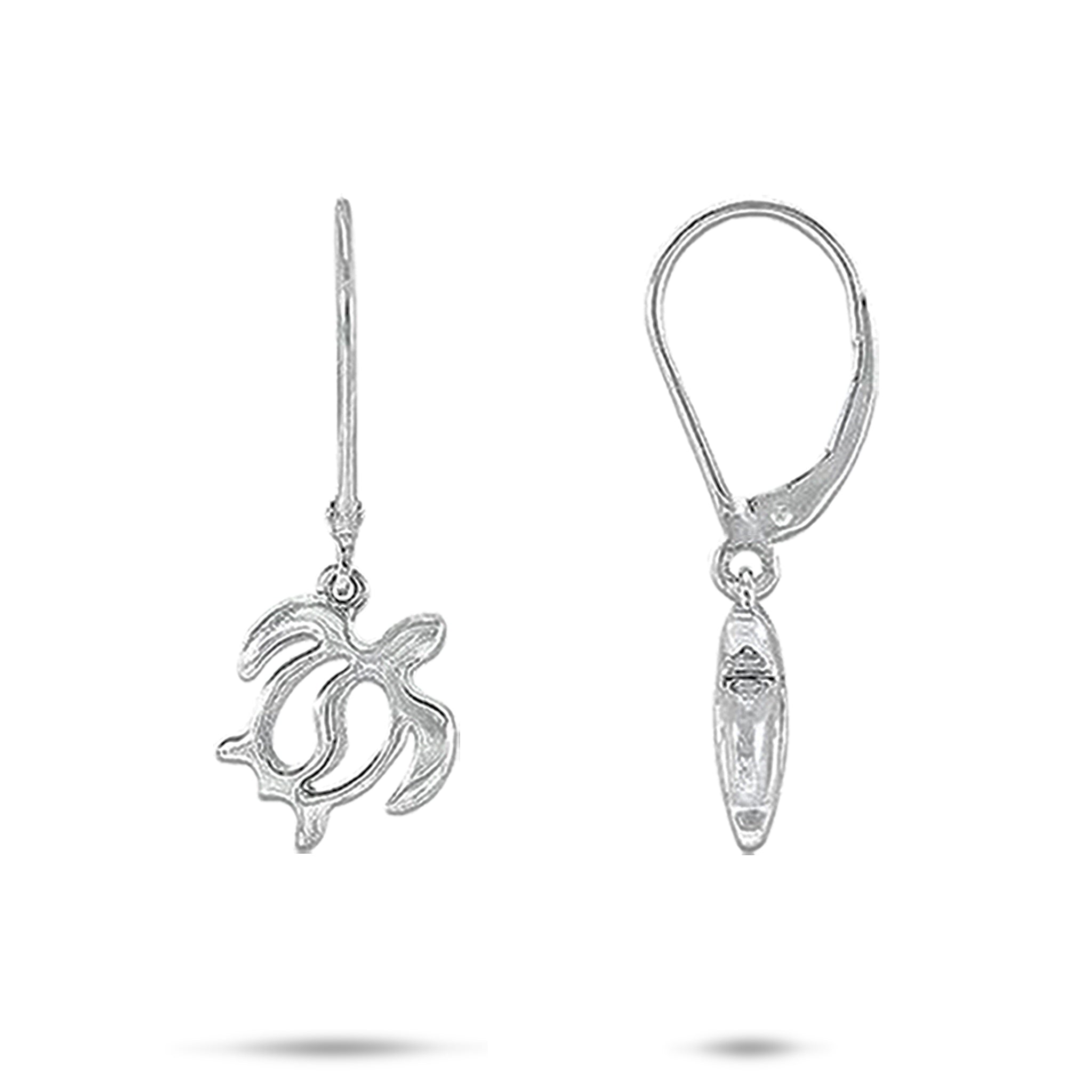 スターリング・シルバーの本宮 Yin Yang Earrings - 13mm