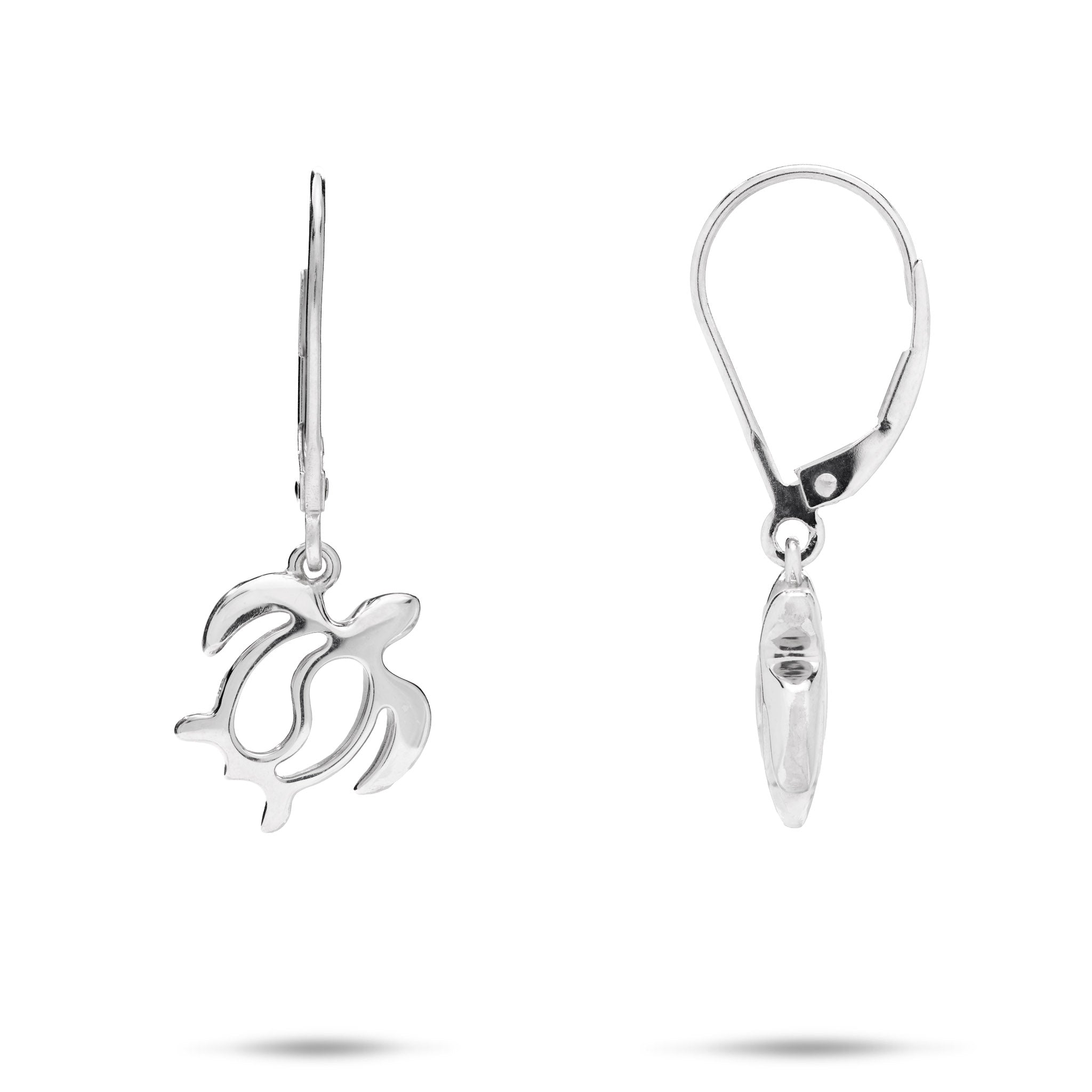 スターリング・シルバーの本宮 Yin Yang Earrings - 13mm