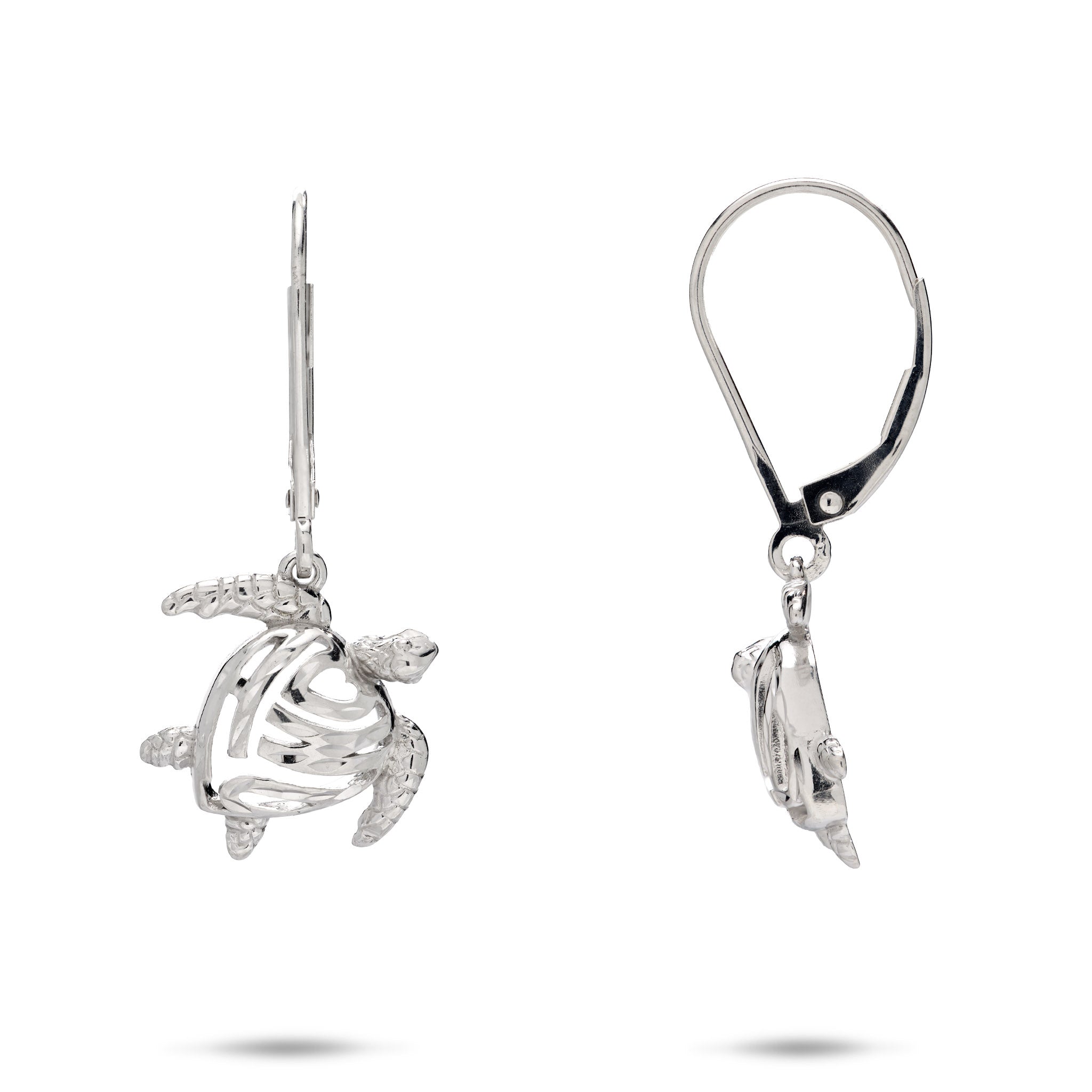 スターリング・シルバーのHonu Earrings－14mm