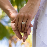 Hawaiian Heirloom Engagement Ring in Gold with Diamonds - Maui Divers Jewelry
