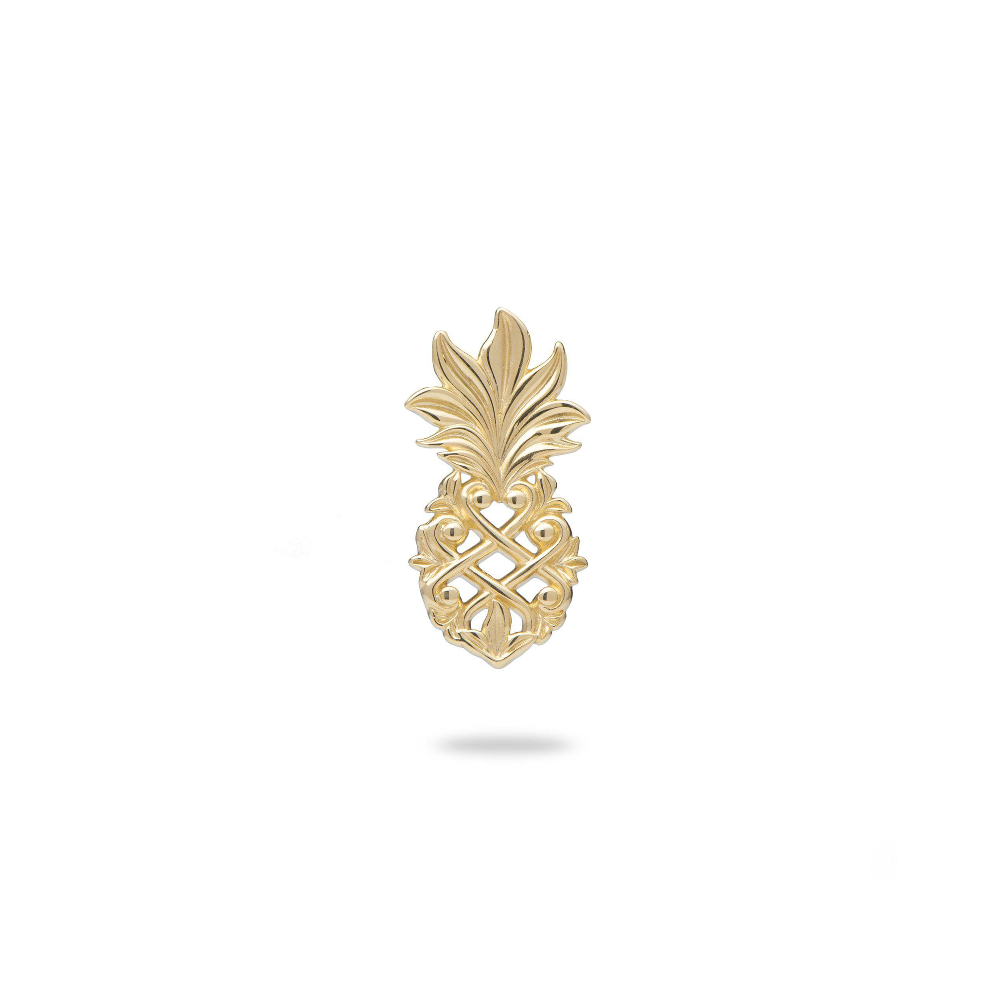 Living Heirloom Pineapple Pendant in Gold - 18mm