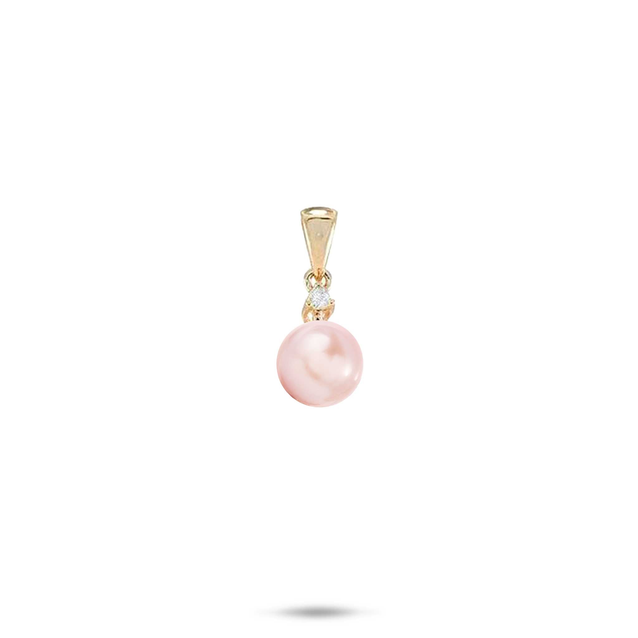 Pick A Pearl Pendant in Gold with Diamond