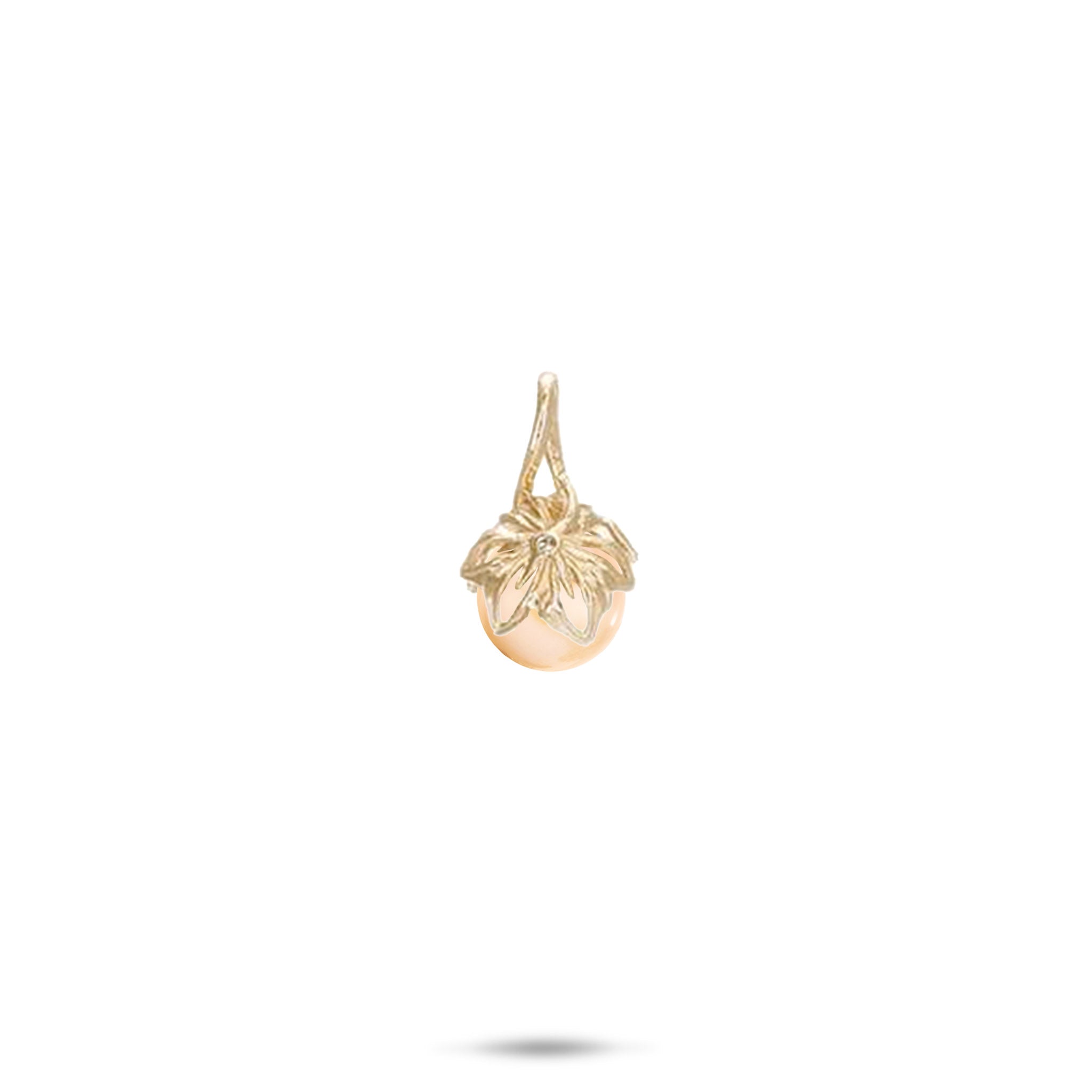 Pick A Pearl Naupaka Pendant in Gold with Diamond
