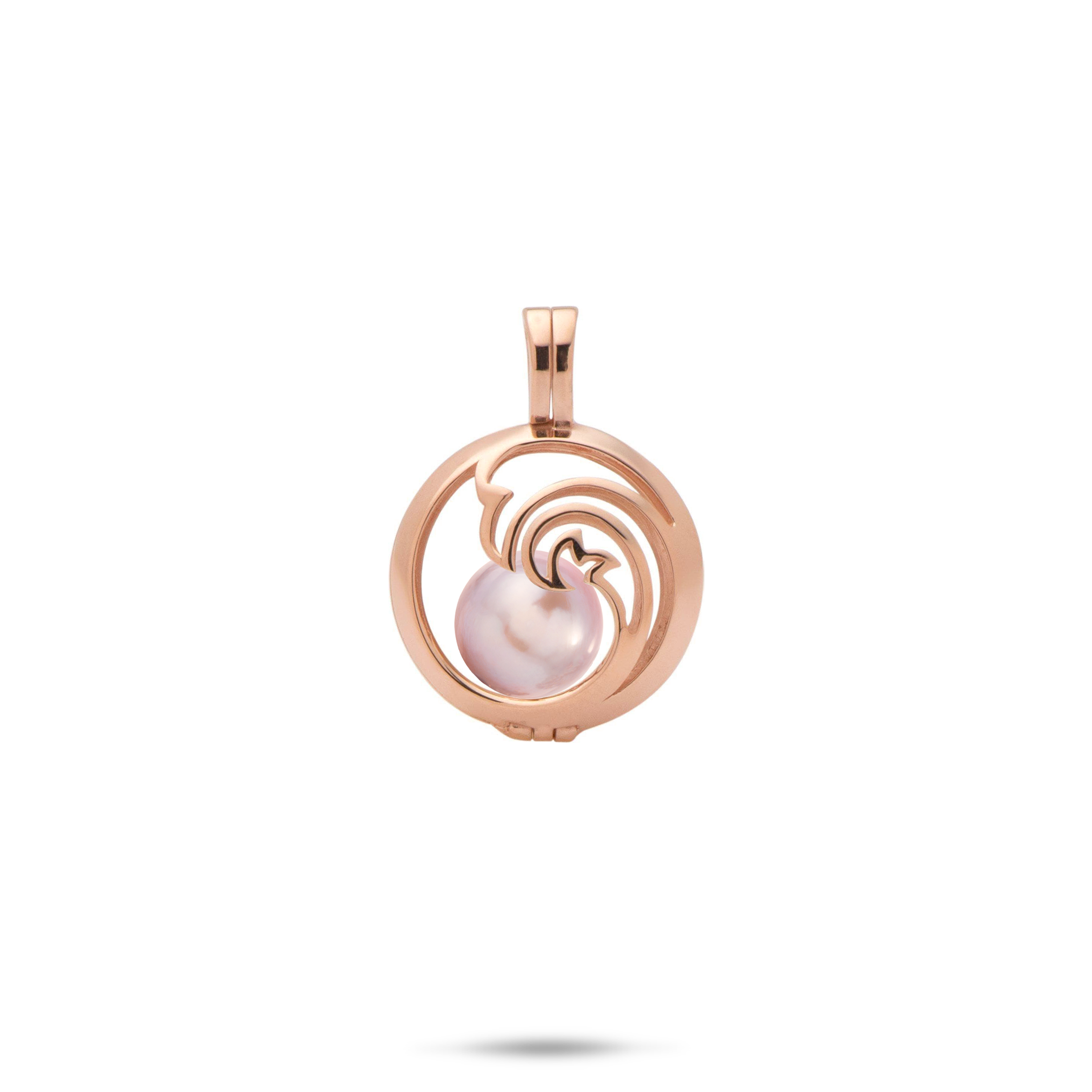 Pick A Pearl Nalu-Anhänger in Roségold – 15 mm