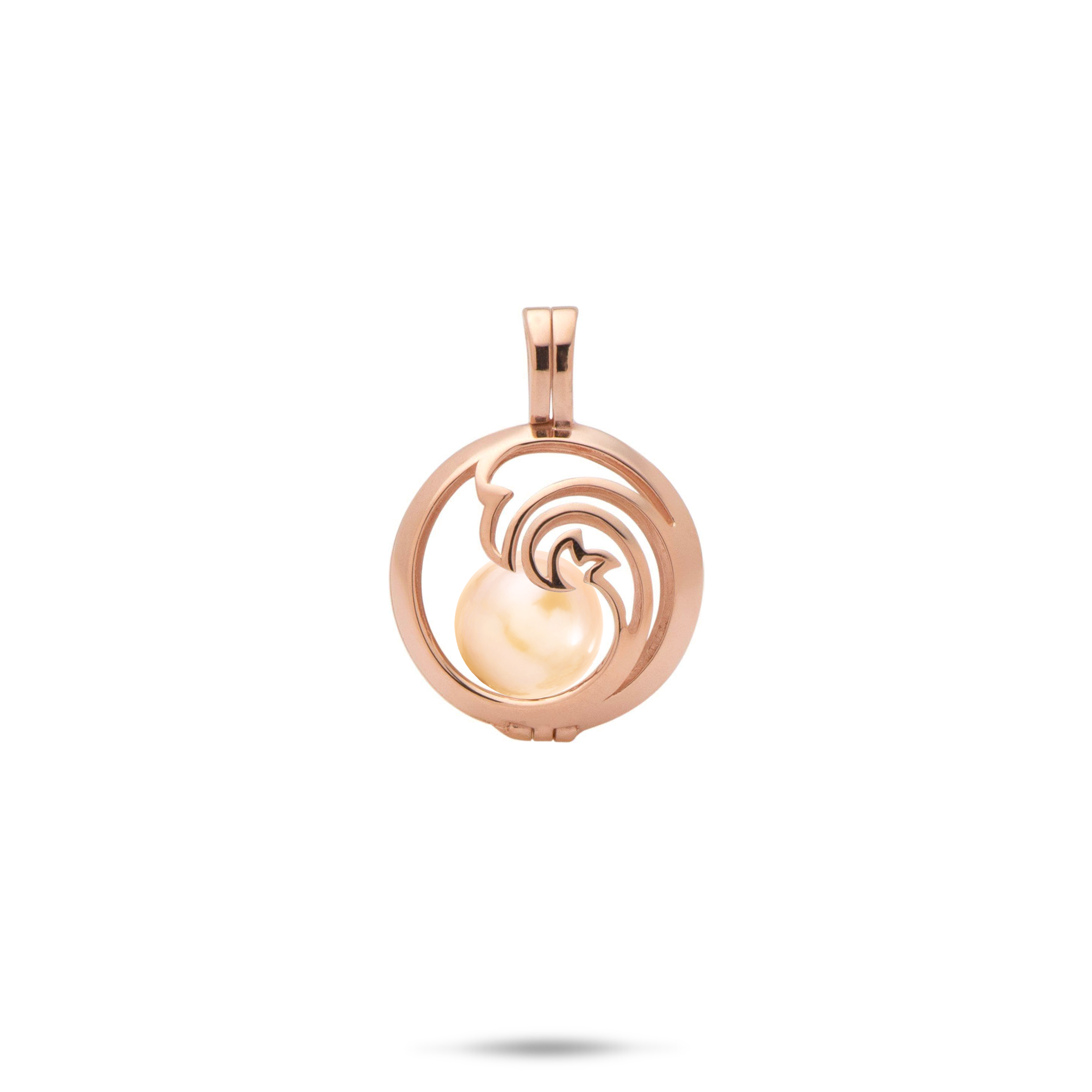 Pick A Pearl Nalu-Anhänger in Roségold – 15 mm