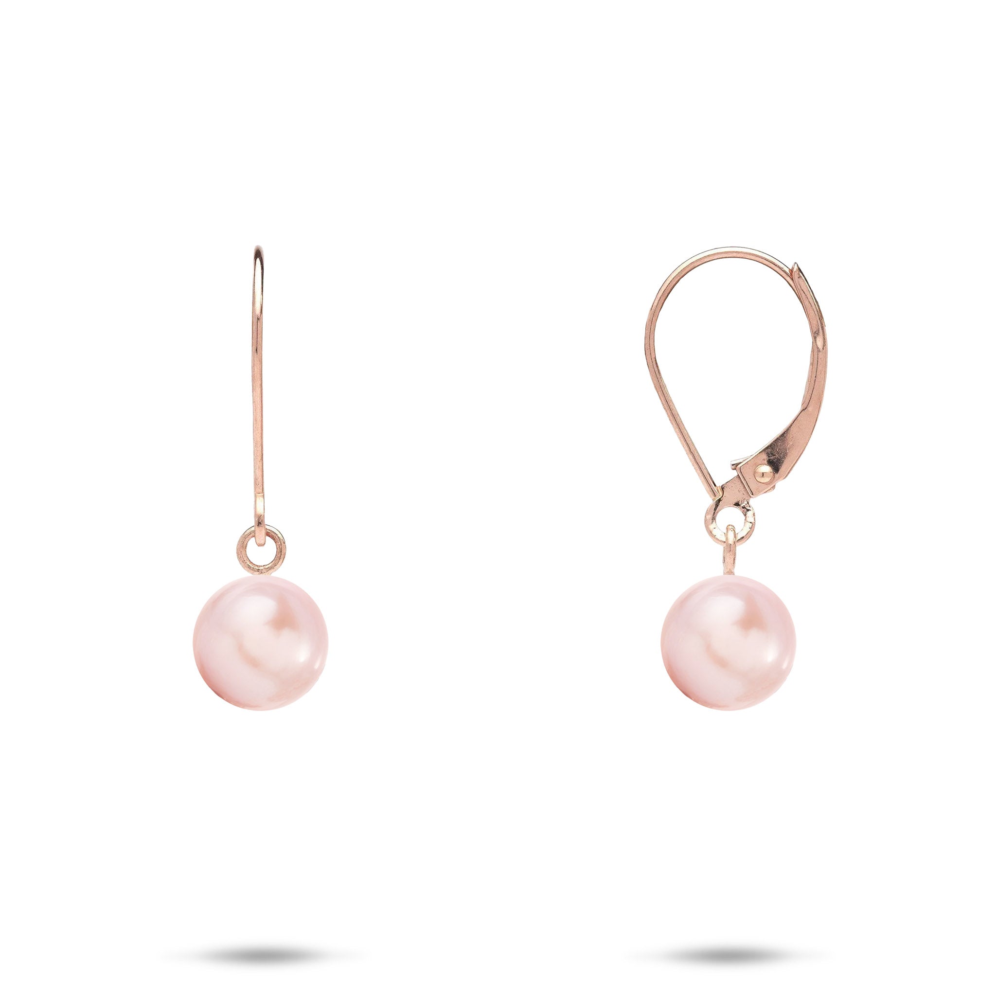 Pick A Pearl Earrings in Rose Gold